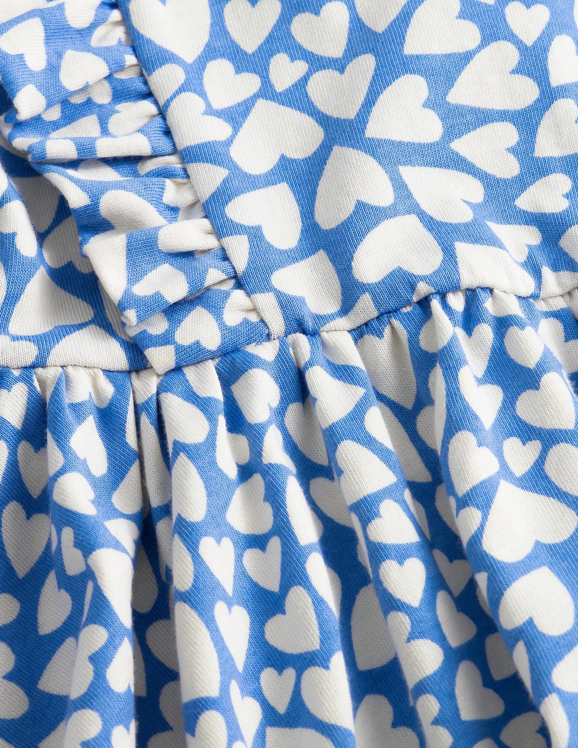 Frilly Twirly Dress-Penzance Blue Hearts - Image 3