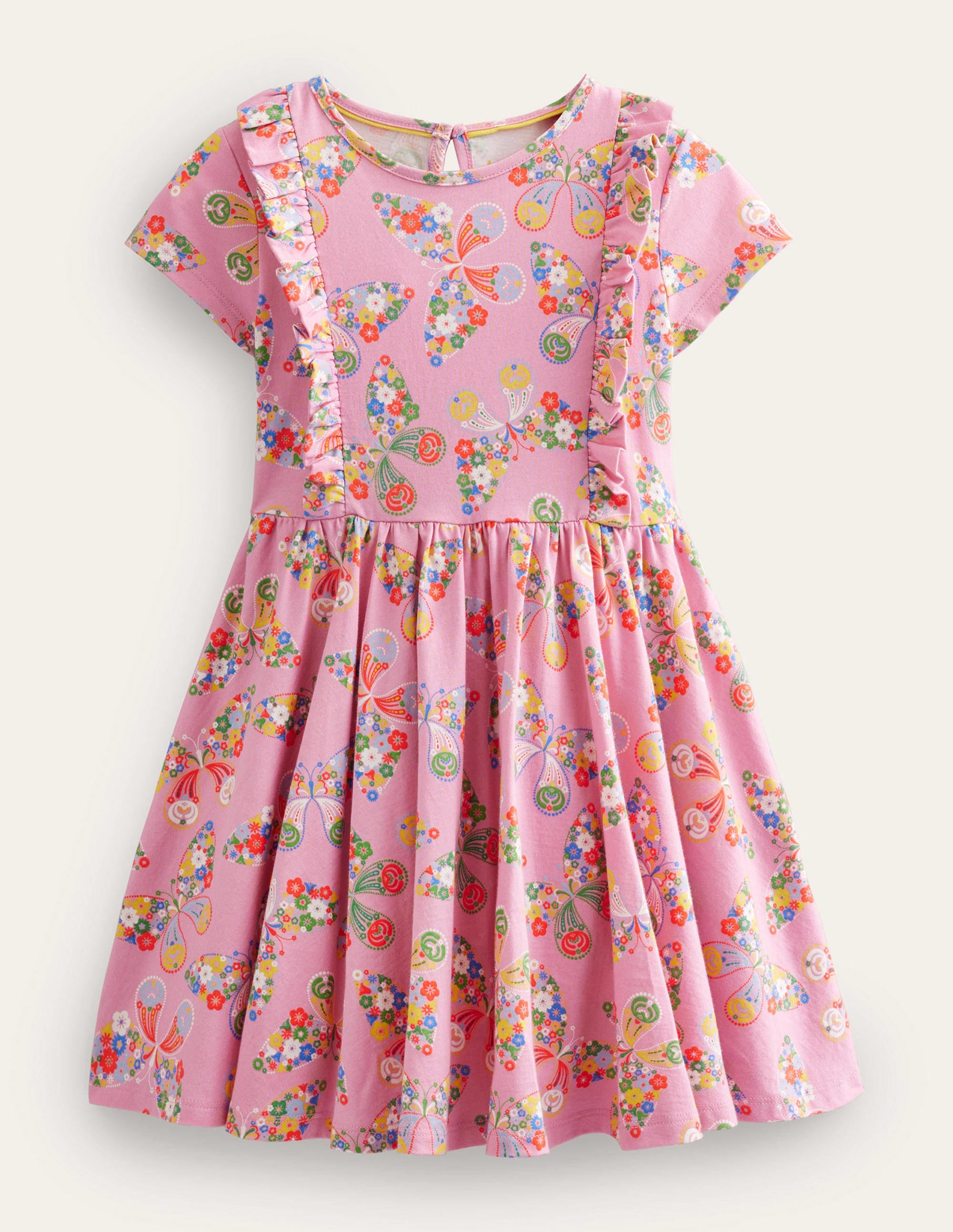 Frilly Twirly Dress-Formica Pink Butterflies - Image 1
