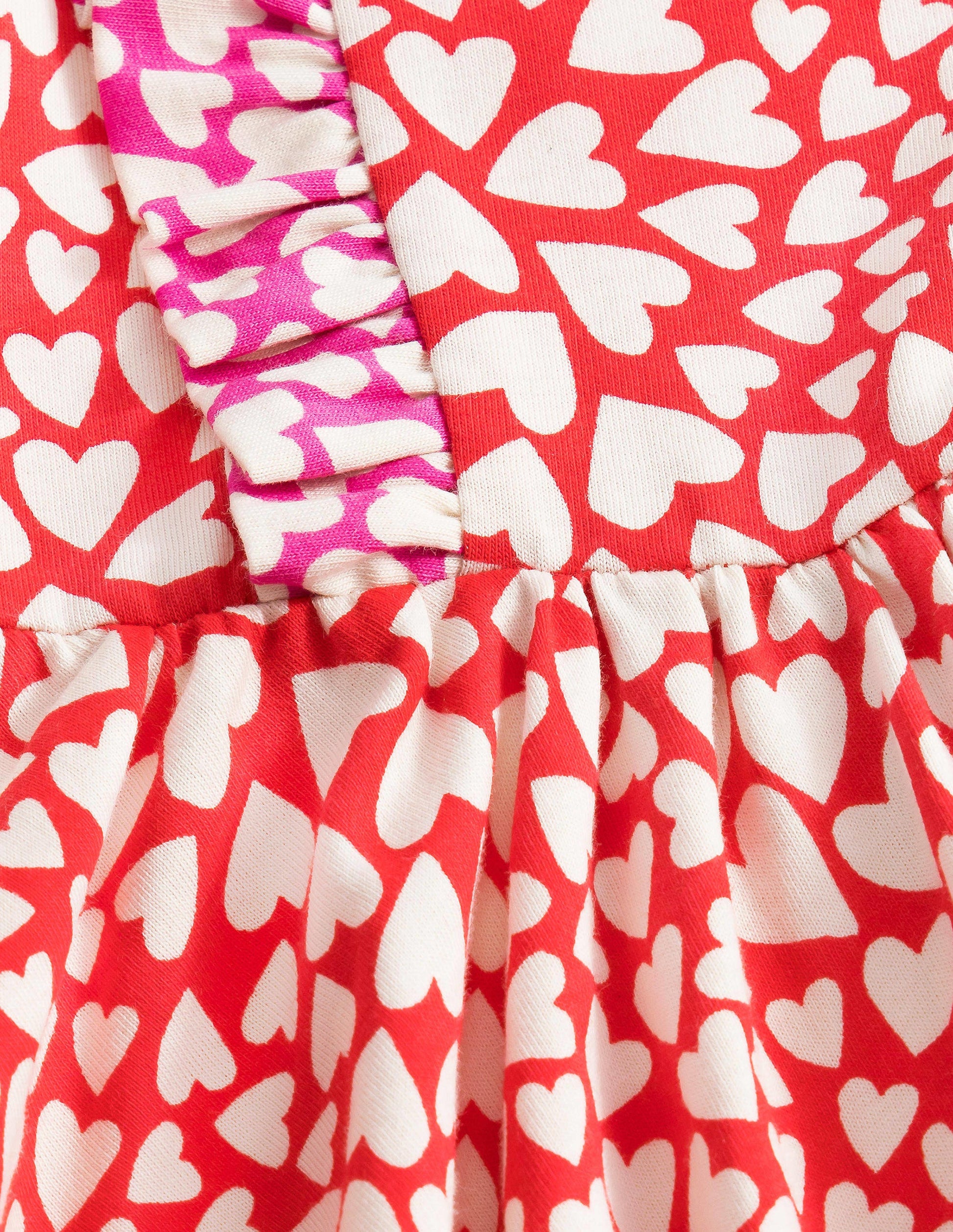 Frilly Twirly Dress-Strawberry Tart Red Hearts-3
