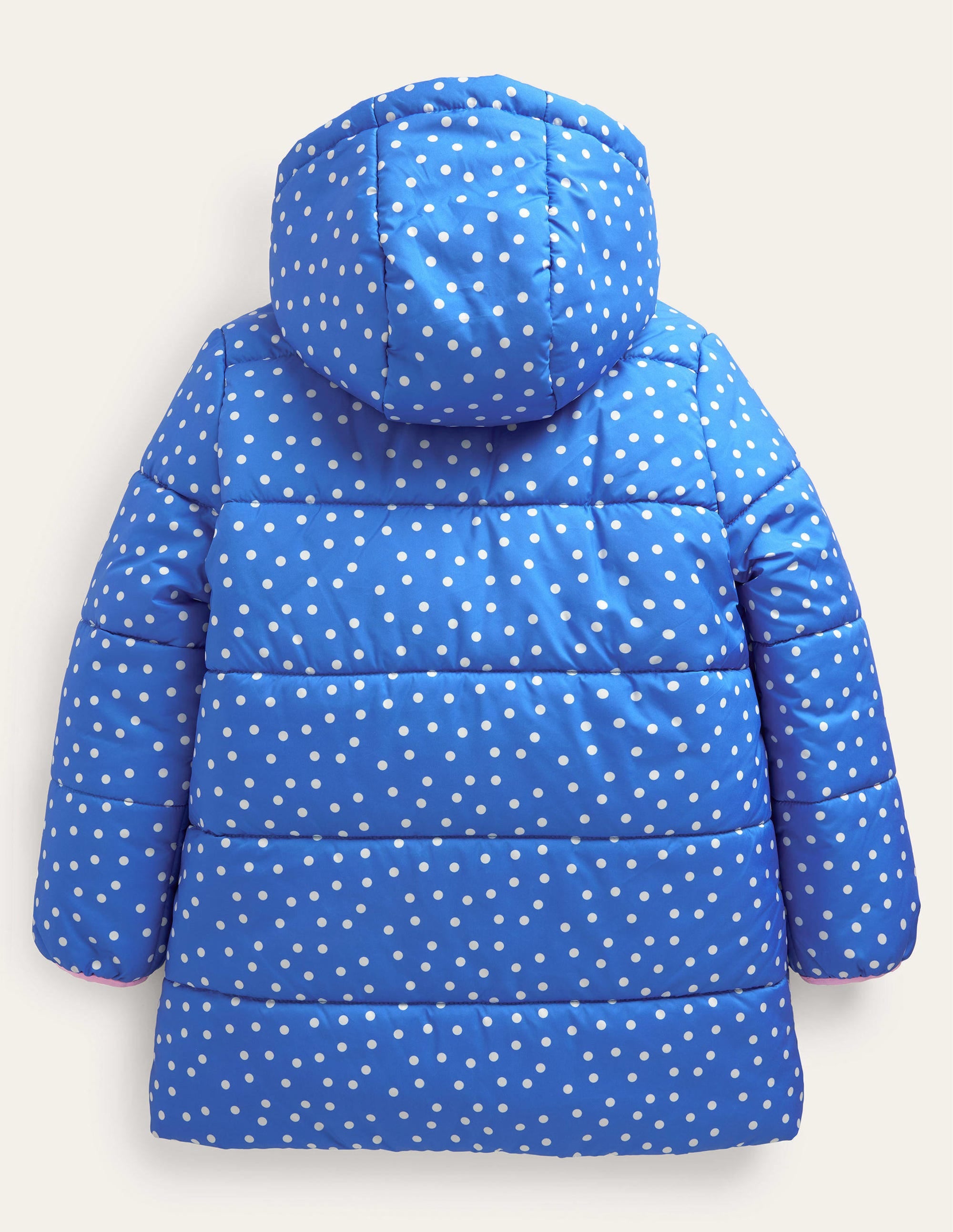 Lofty Puffa Coat-Cabana Blue Spot - Image 2