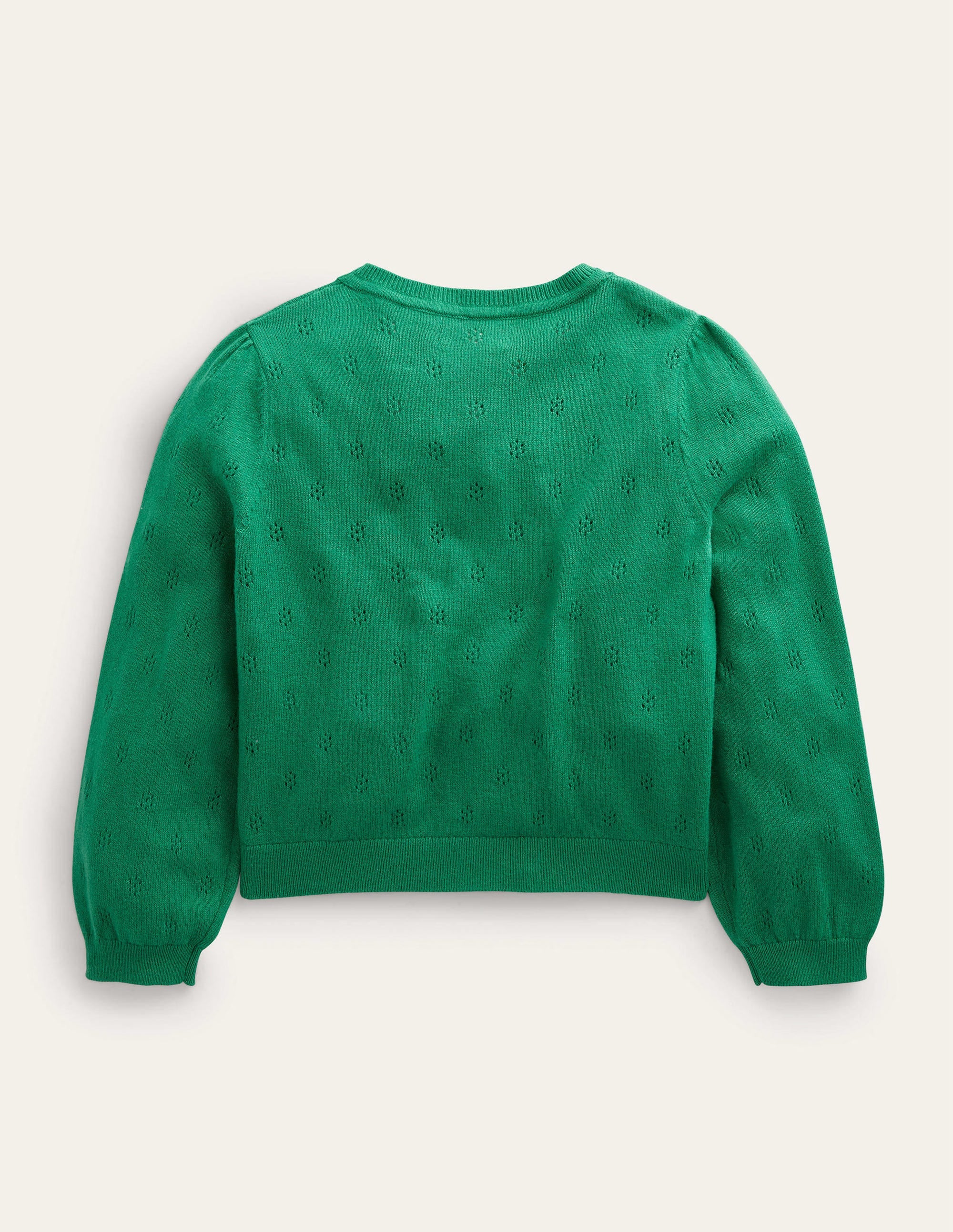 Cotton Cashmere Cardigan-Shady Glade - Image 2
