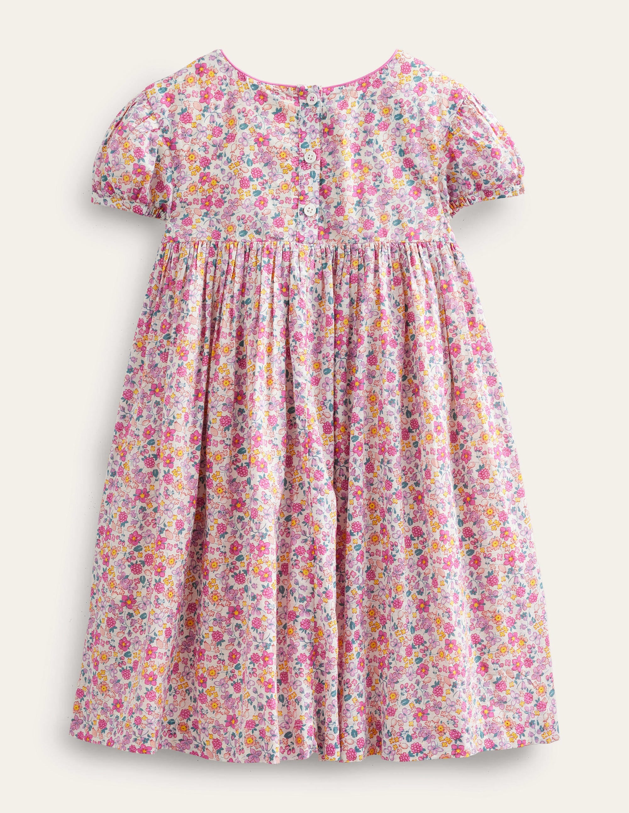 Nostalgic Smocked Dress-Bright Petal Floral - Image 2