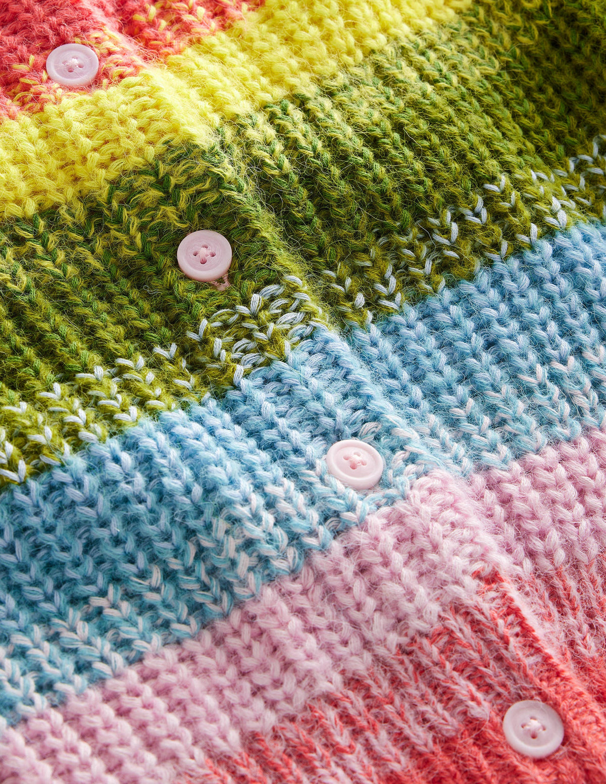 Ombre Rainbow Cardigan-Multi - Image 3
