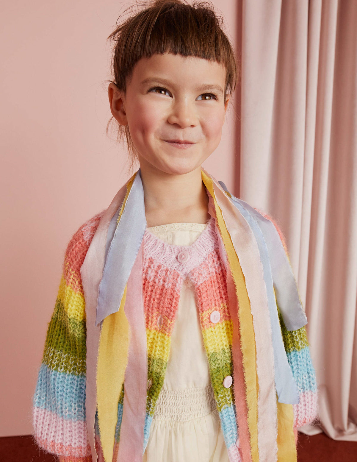 Ombre Rainbow Cardigan-Multi - Image 6