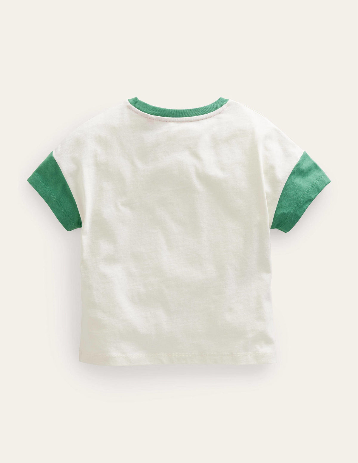 Printed Graphic T-shirt-Mountain Green Rainbow-2