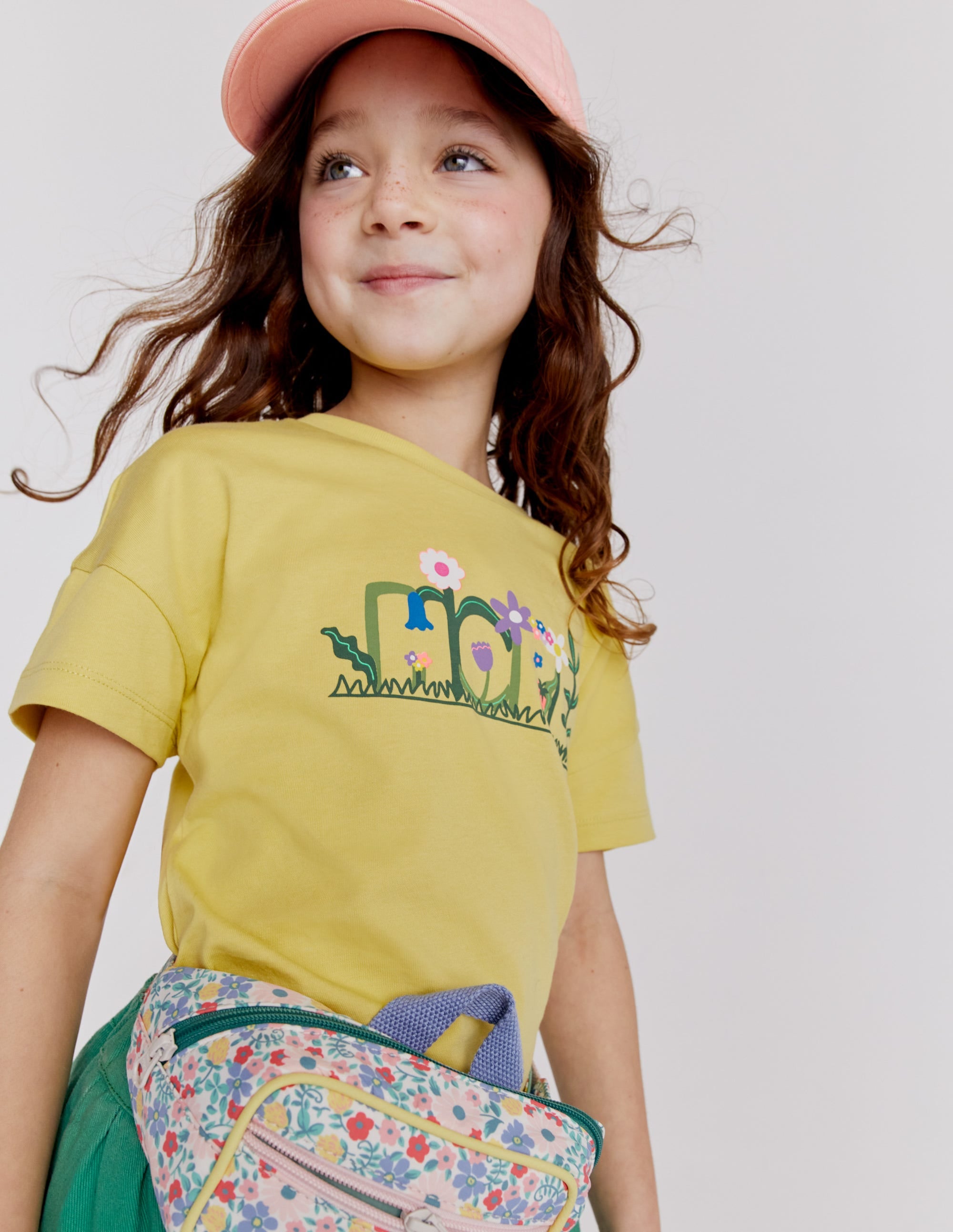 Printed Graphic T-shirt-Soft Lemon Hope - Image 4
