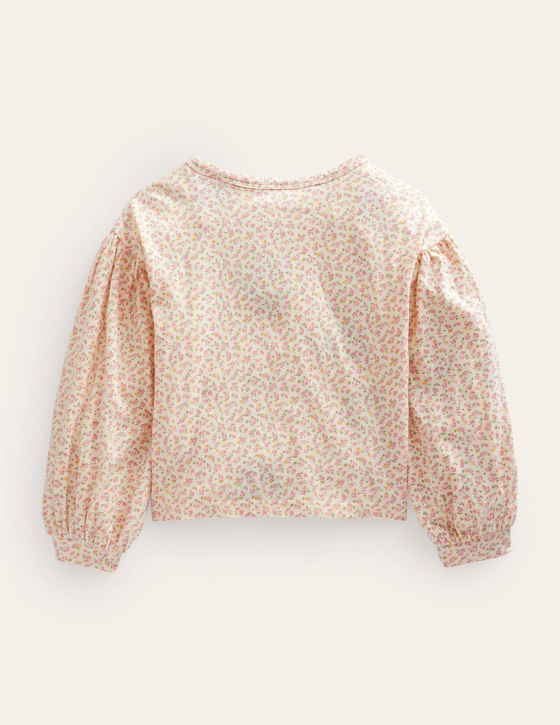 Embroidered Top-Ivory Floral Lemonade-2