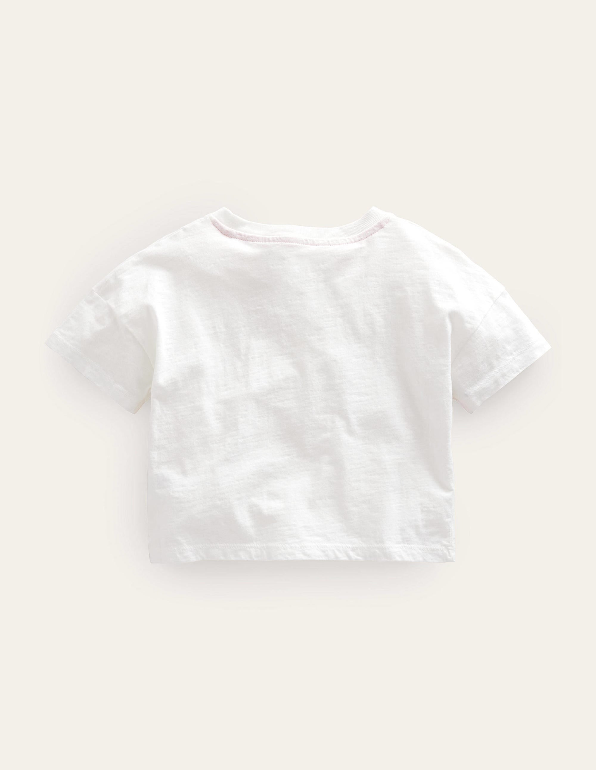 Relaxed T-shirt-Ivory Floral Stripe - Image 2