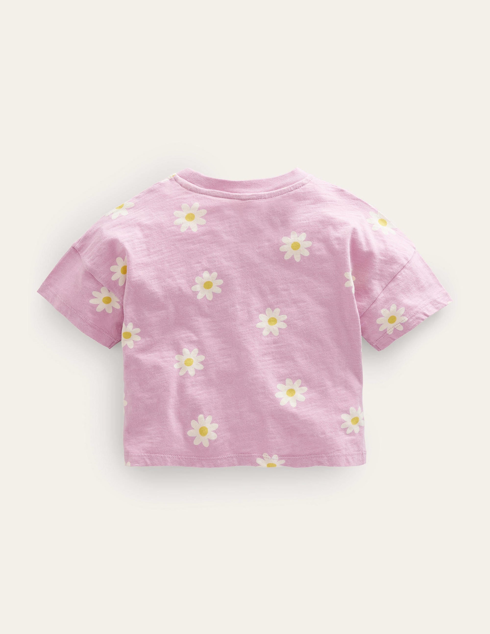 Relaxed T-shirt-Soft Lavender Daisies - Image 2