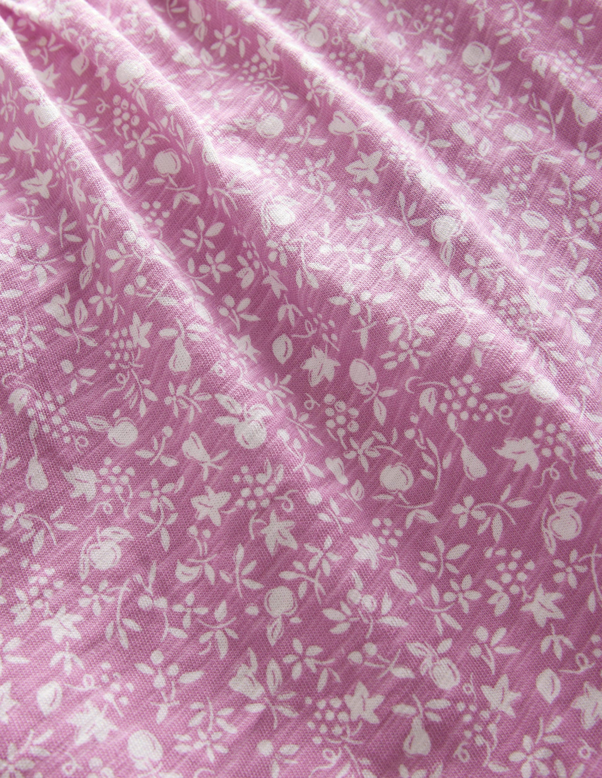Square Neck Broderie Mix Top-Soft Lavender Floral-3