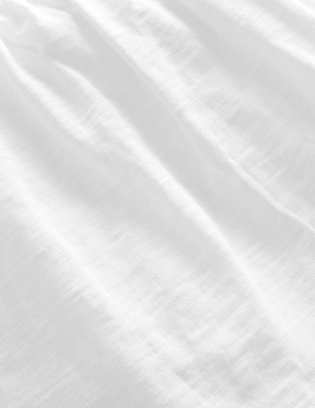 Square Neck Broderie Mix Top-White - Image 3