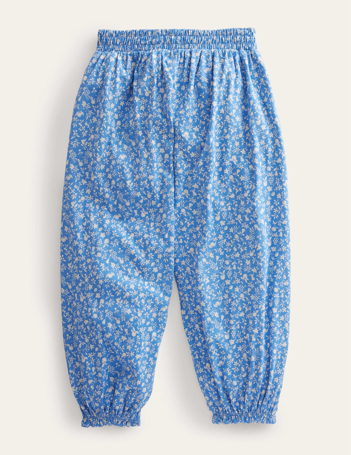 Jersey Harem Trousers-Penzance Blue Orchard - Image 2