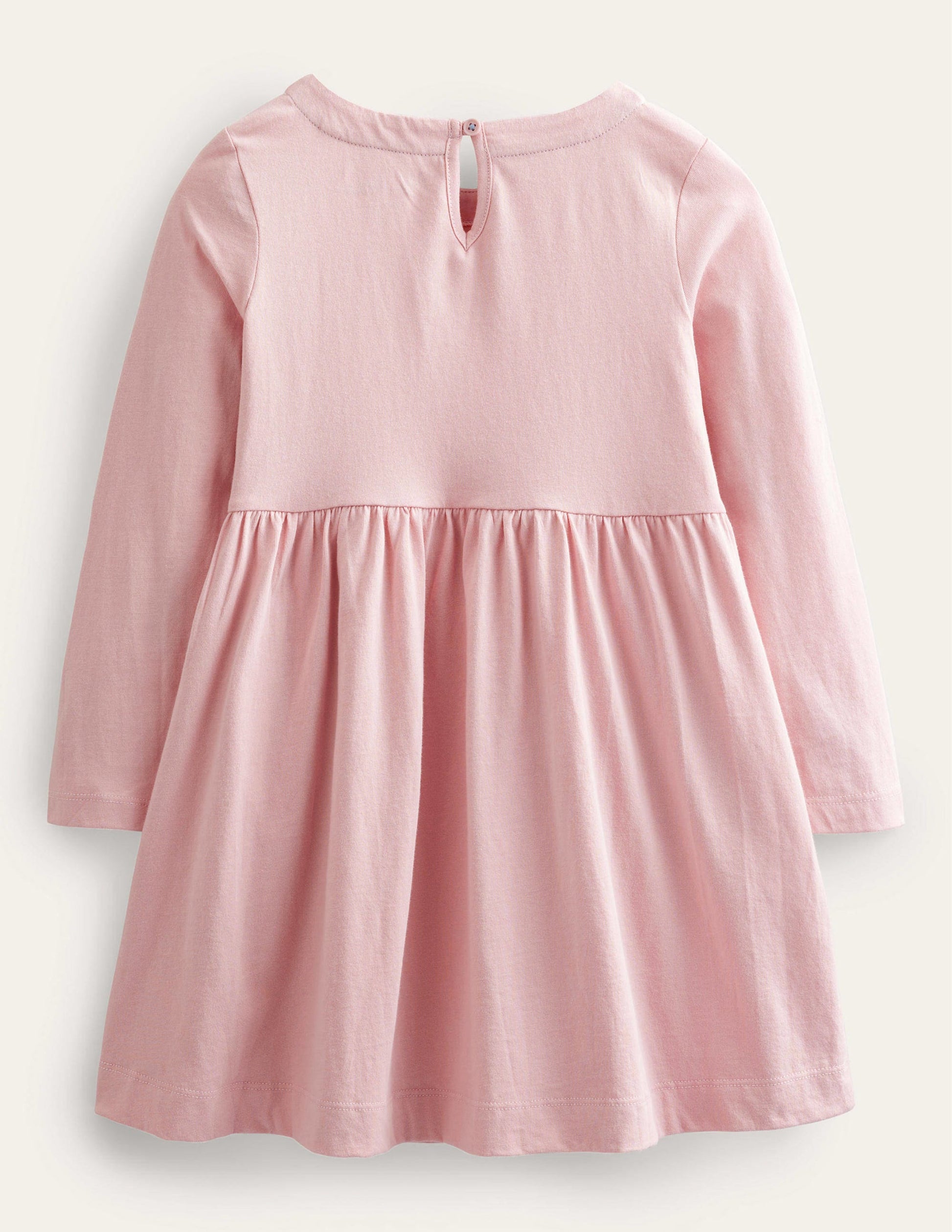 Flutter Jersey Dress-Boto Pink Butterfly-2