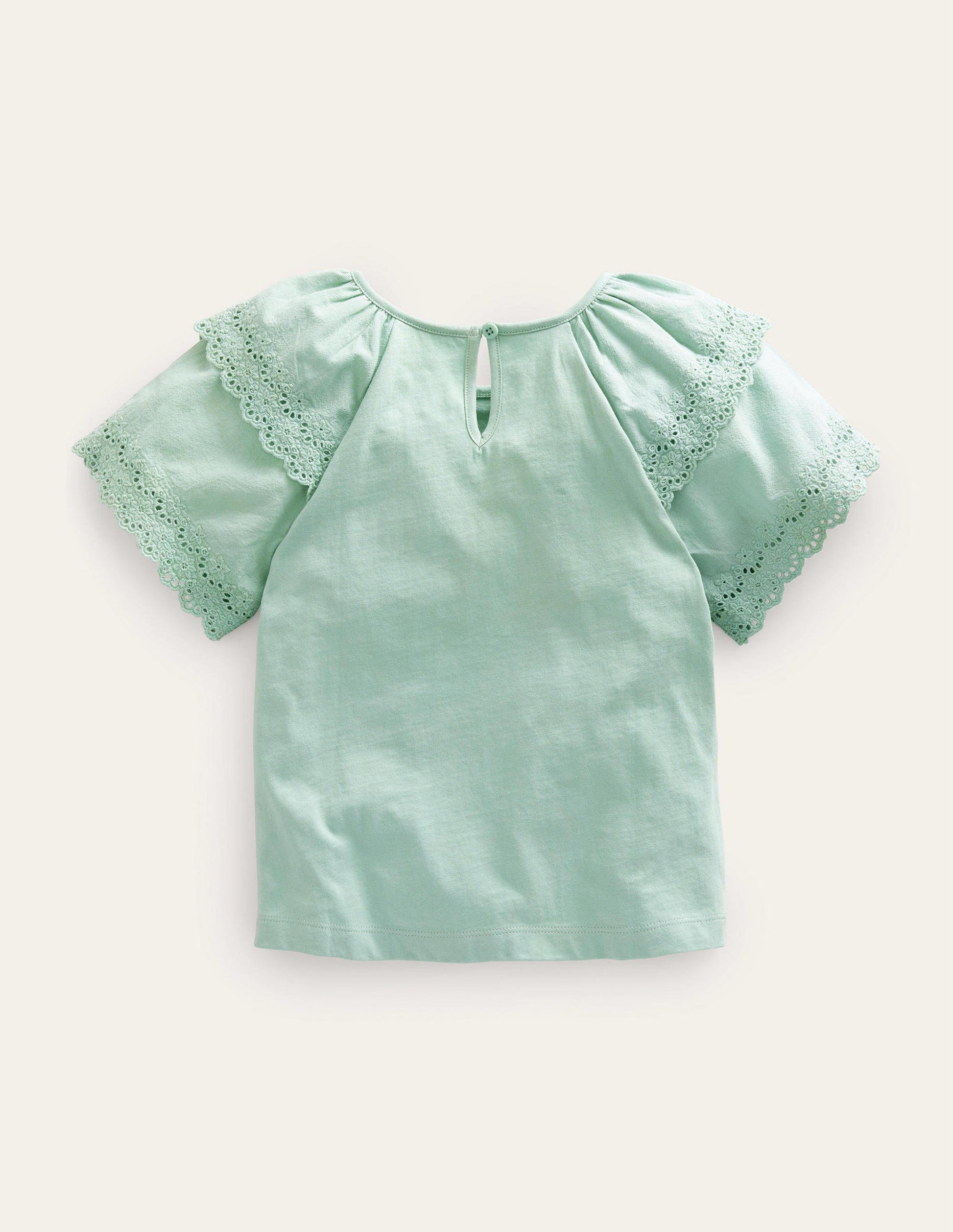 Broderie Mix T-shirt-Eton Blue-2