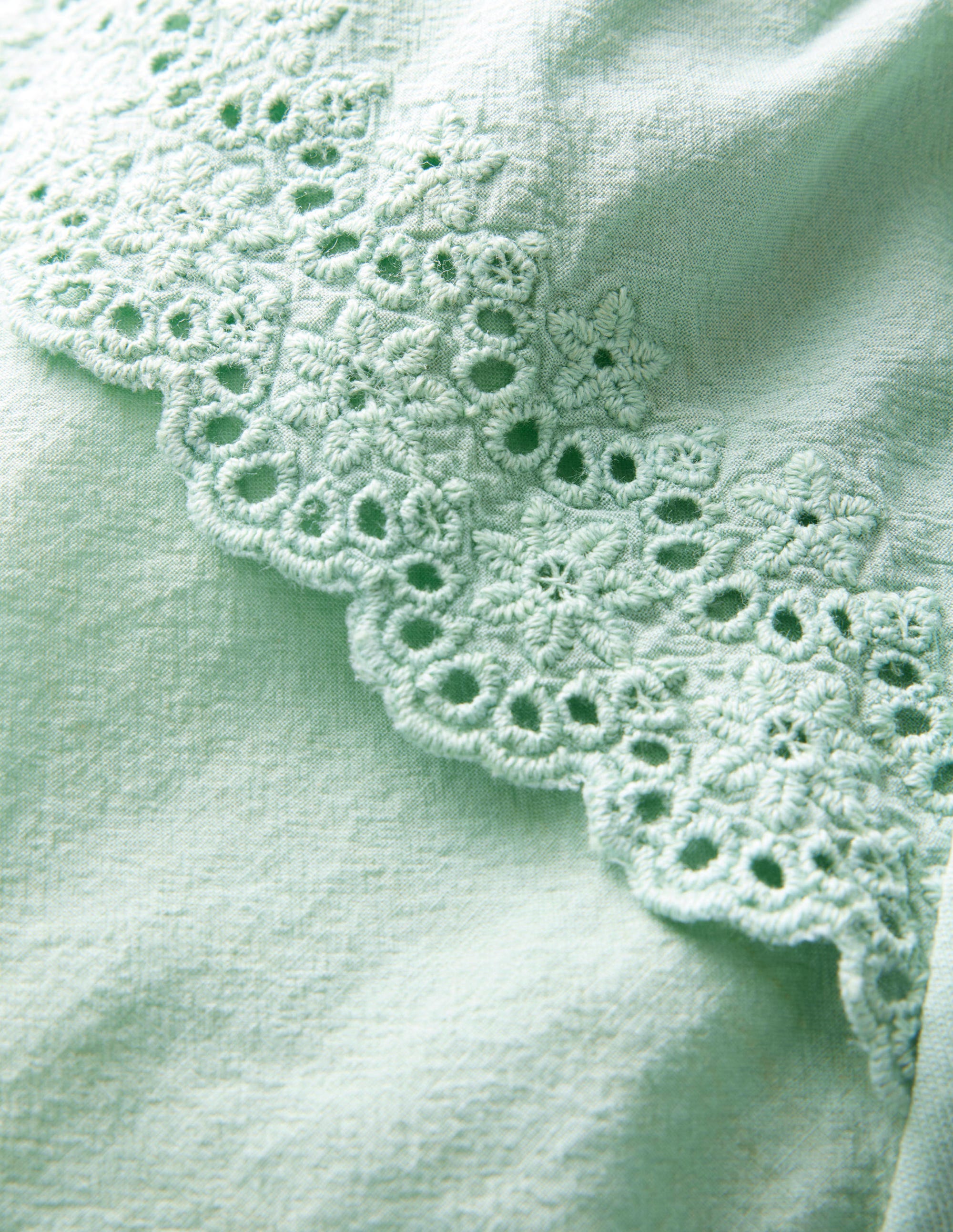 Broderie Mix T-shirt-Eton Blue - Image 3