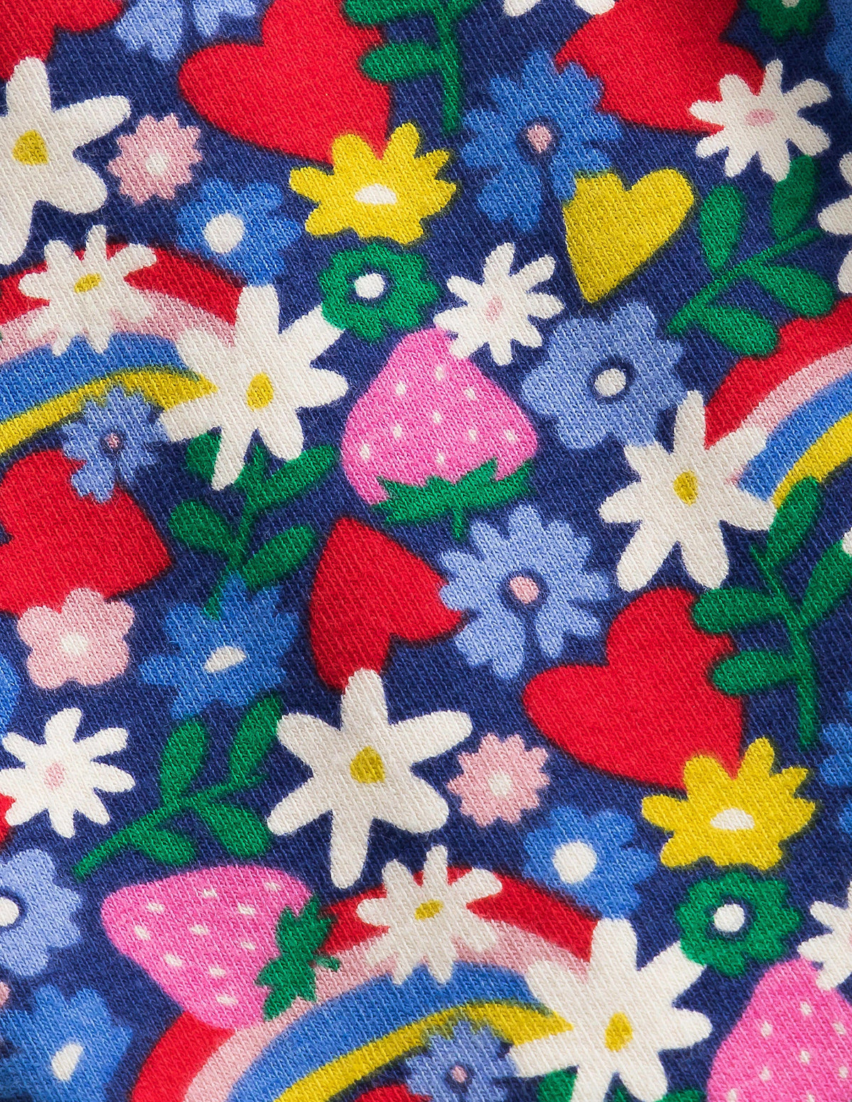 Printed Kick Flare Leggings-Multi Rainbow Floral - Image 3