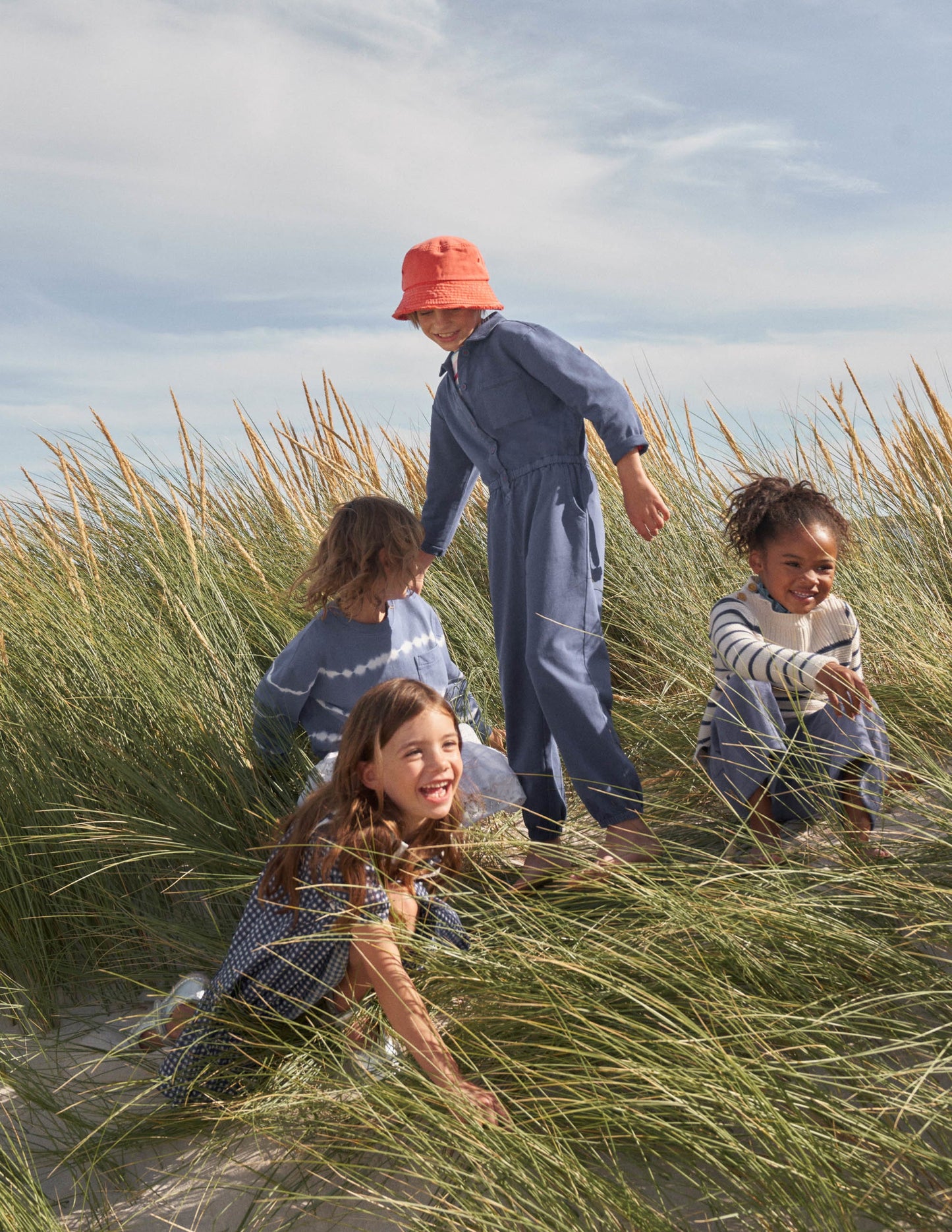 Nautical Jumper-Ecru Marl Stripe