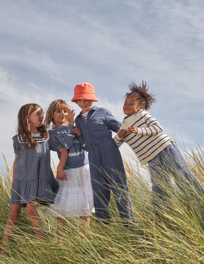 Nautical Jumper-Ecru Marl Stripe-8