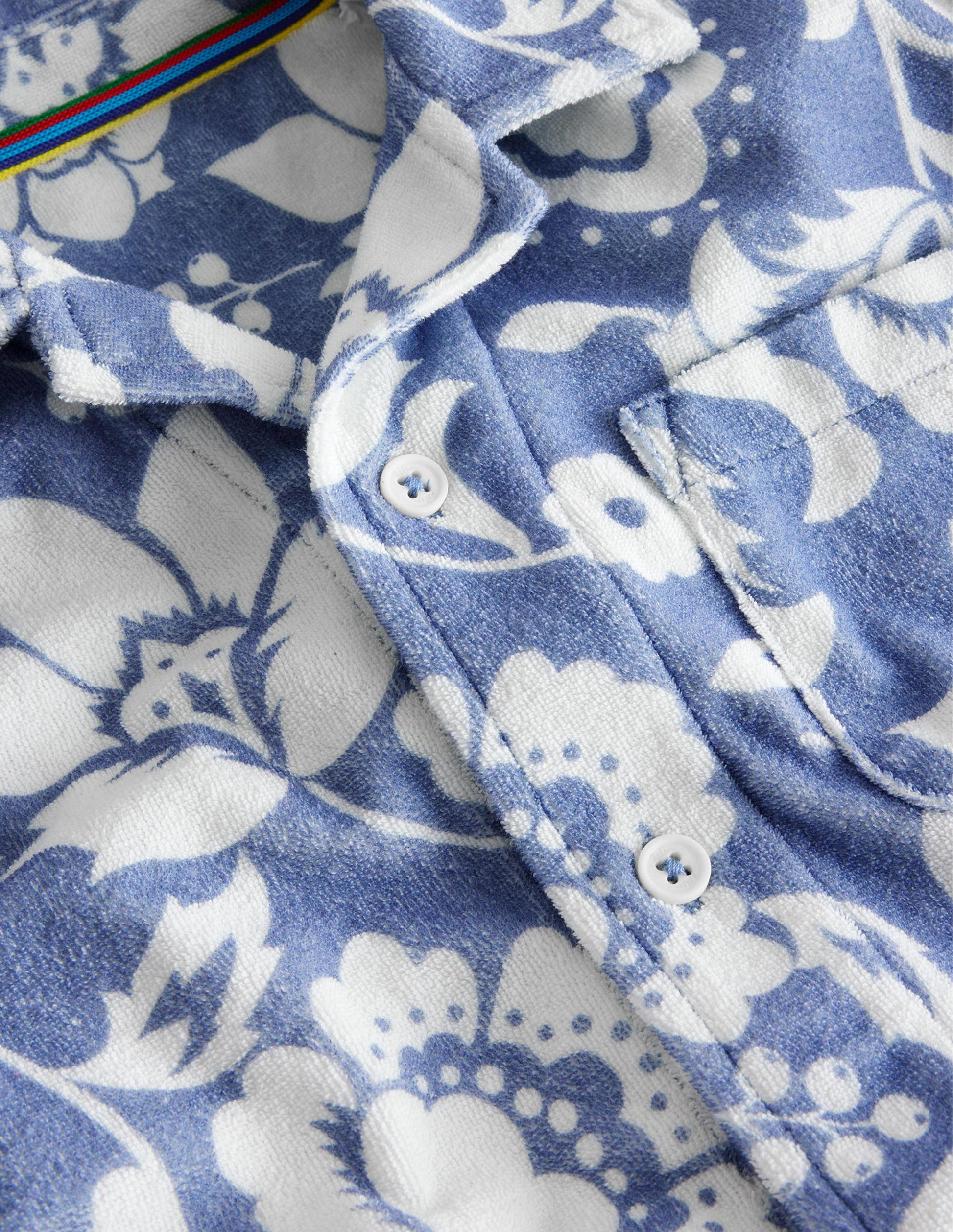 Towelling Shirt-Soft Starboard Floral-3