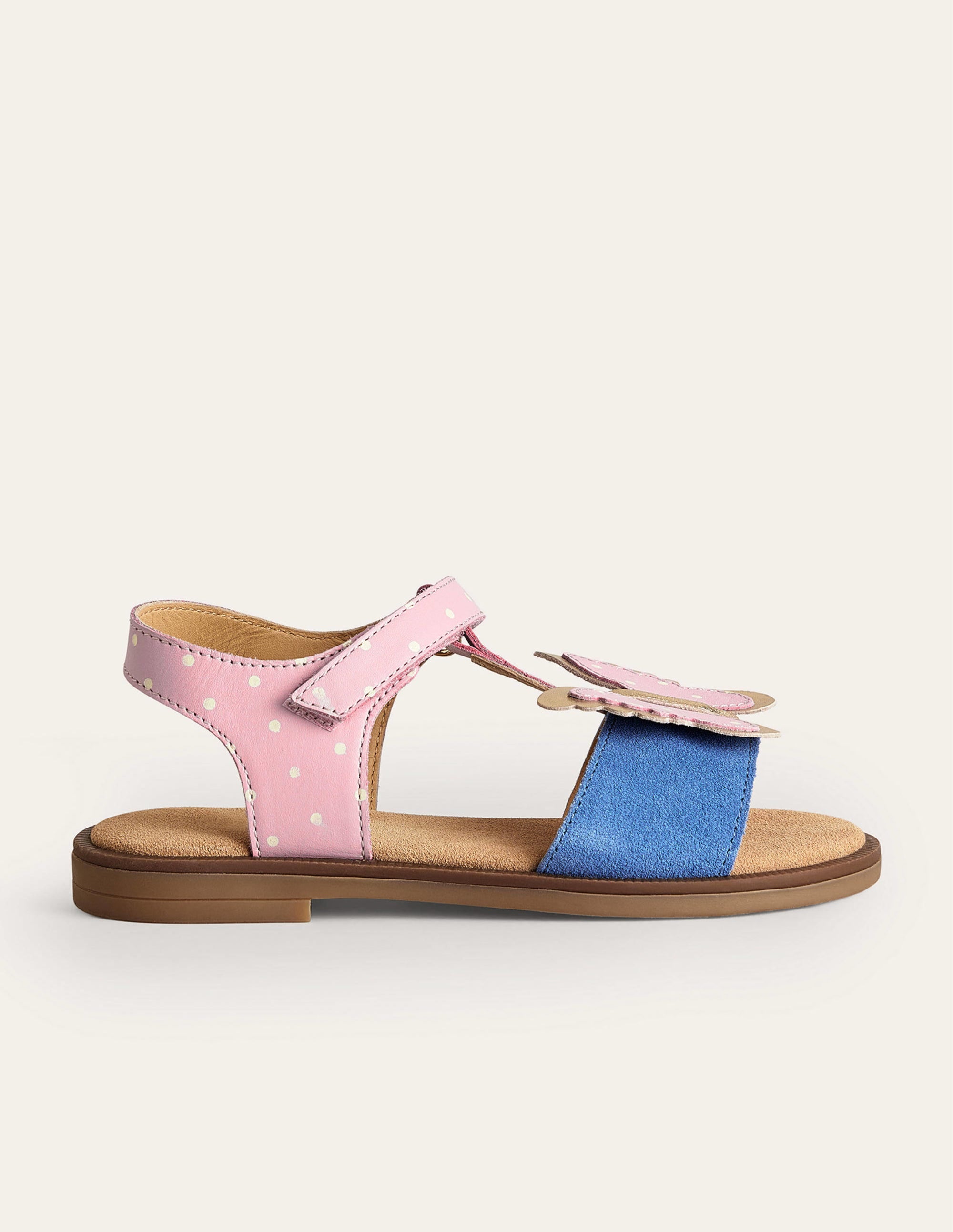 Fun Leather Sandals-Butterfly - Image 1