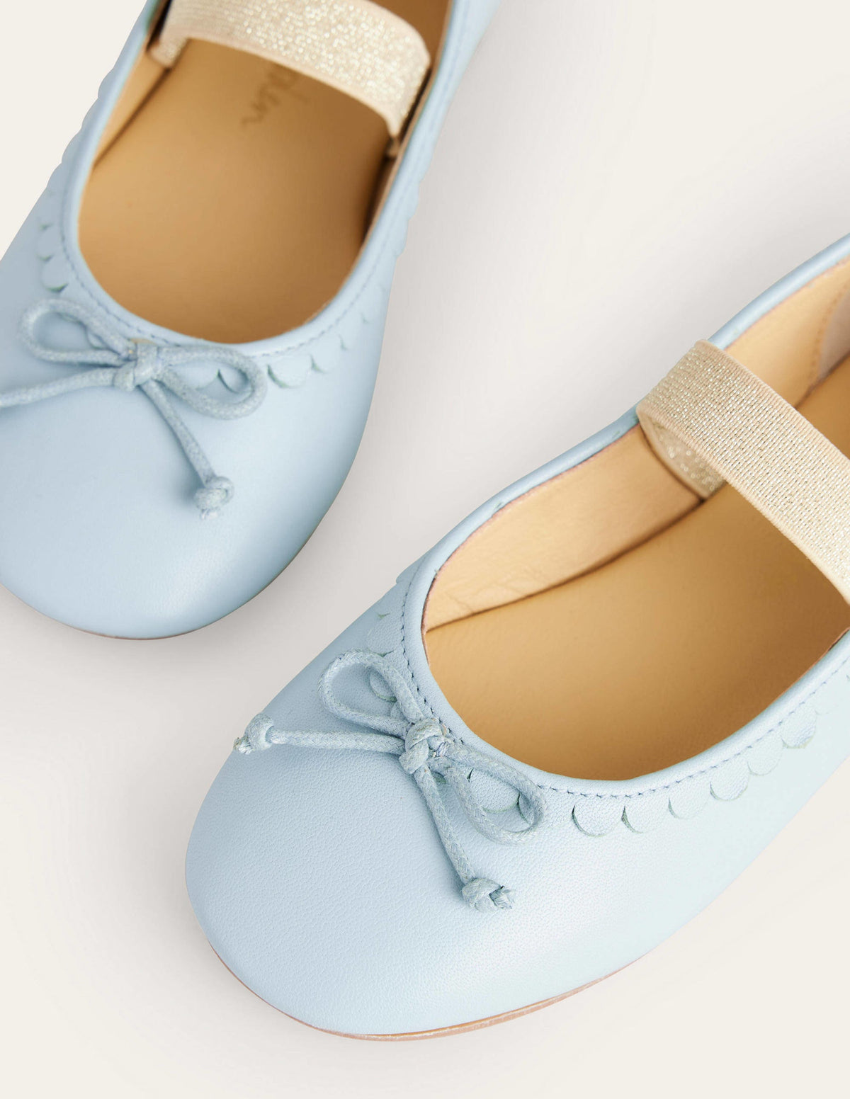 Leather Ballet Flat-Provence Blue - Image 3