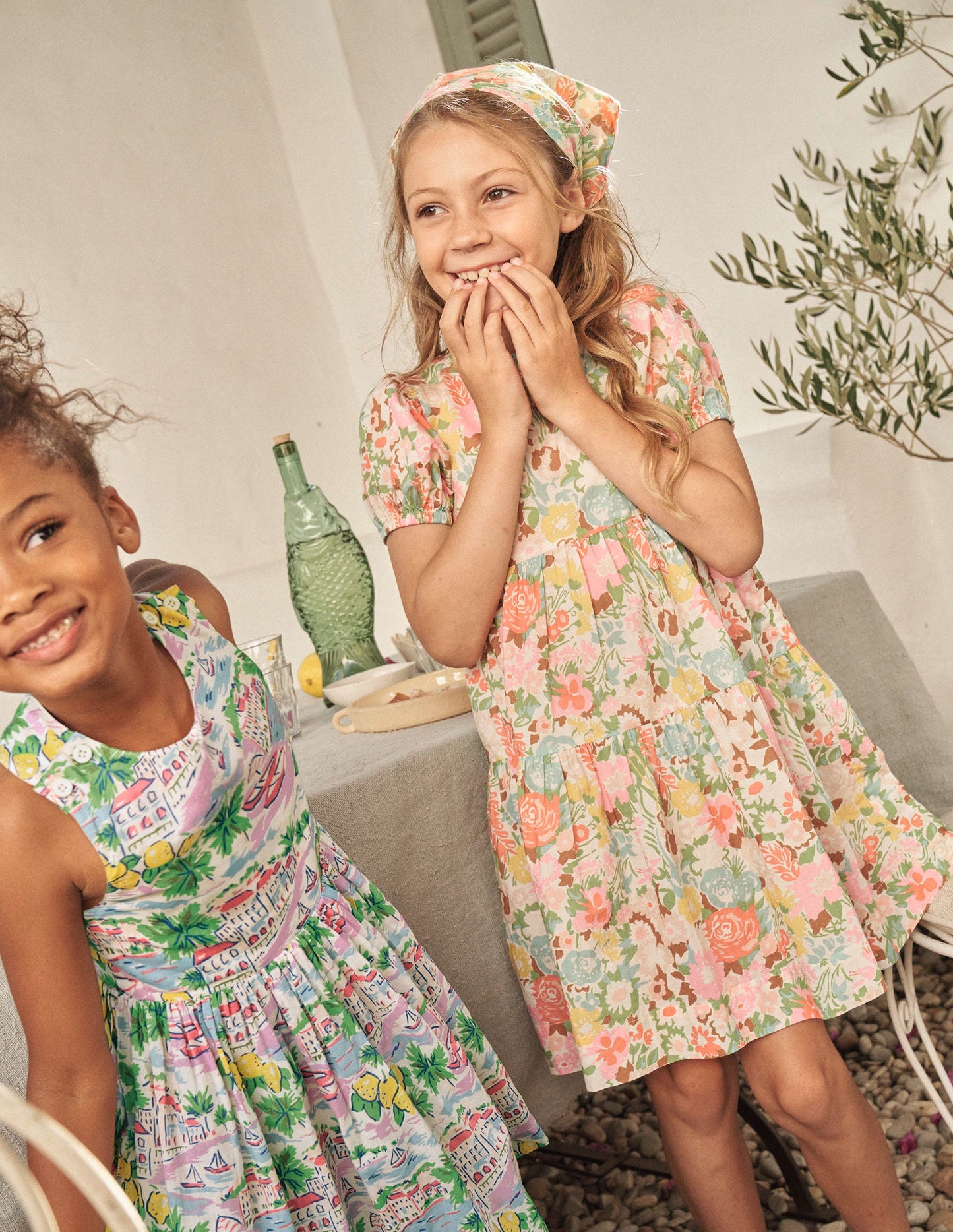 2 Pack Headscarves-Multi Floral