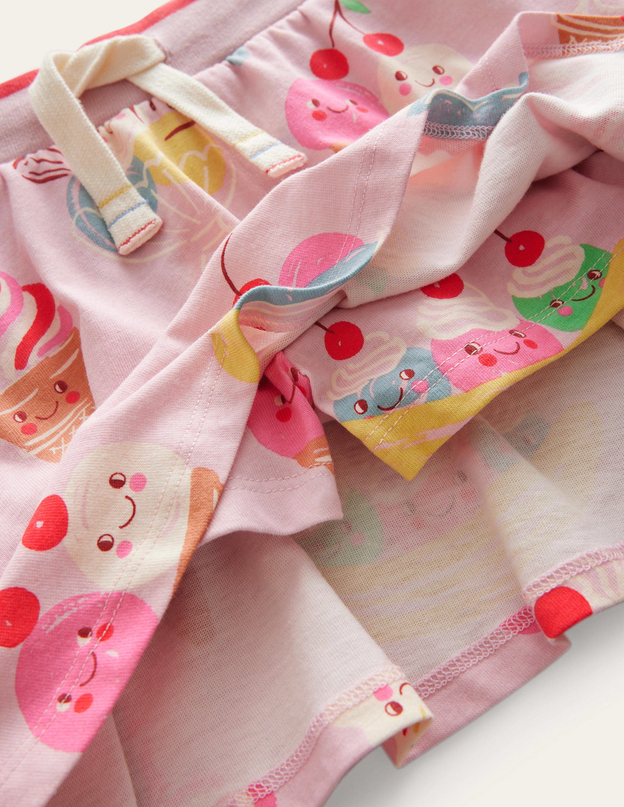 Printed Jersey Skort-Pink Ice Creams - Image 3
