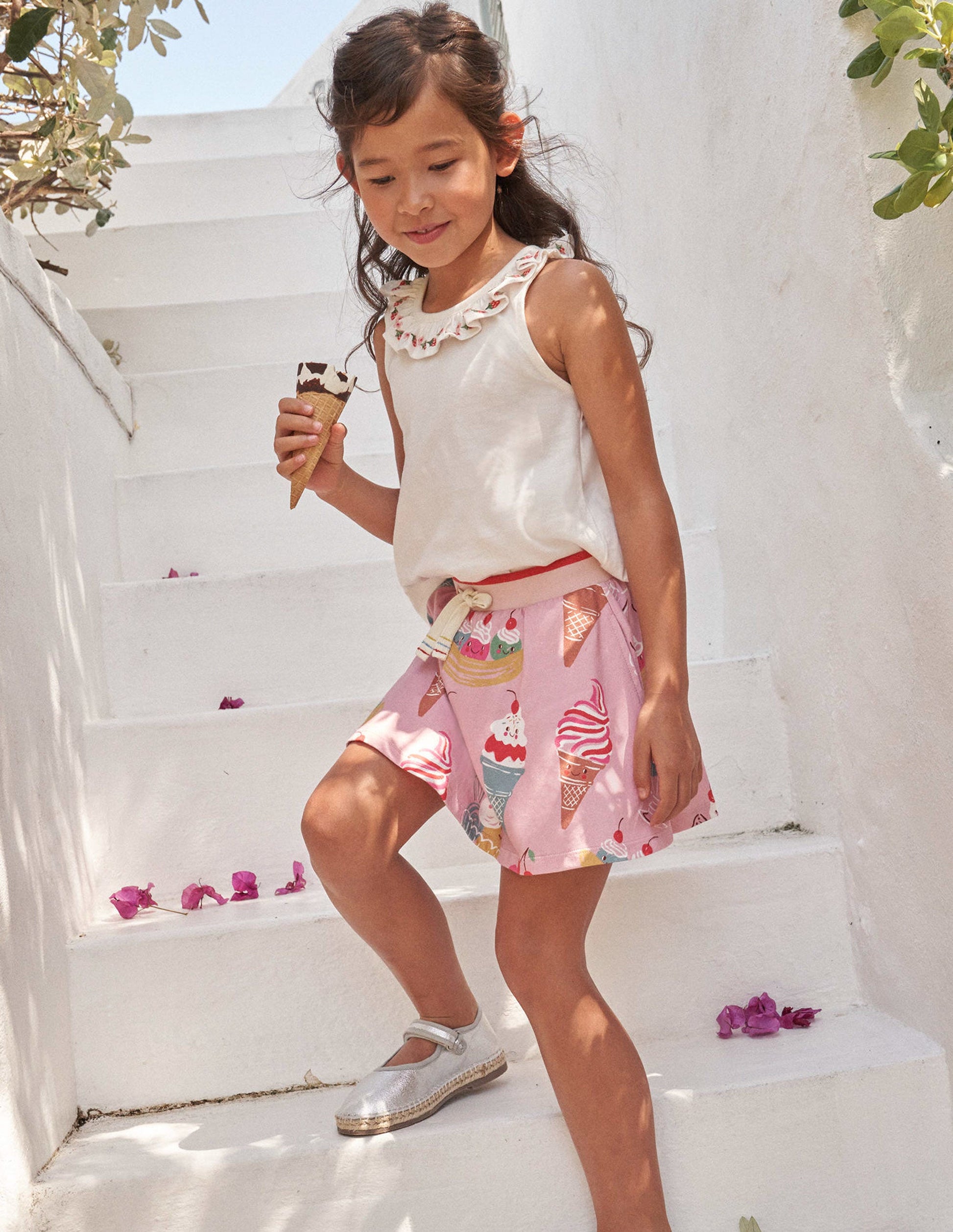 Cross-back Vest-White-4