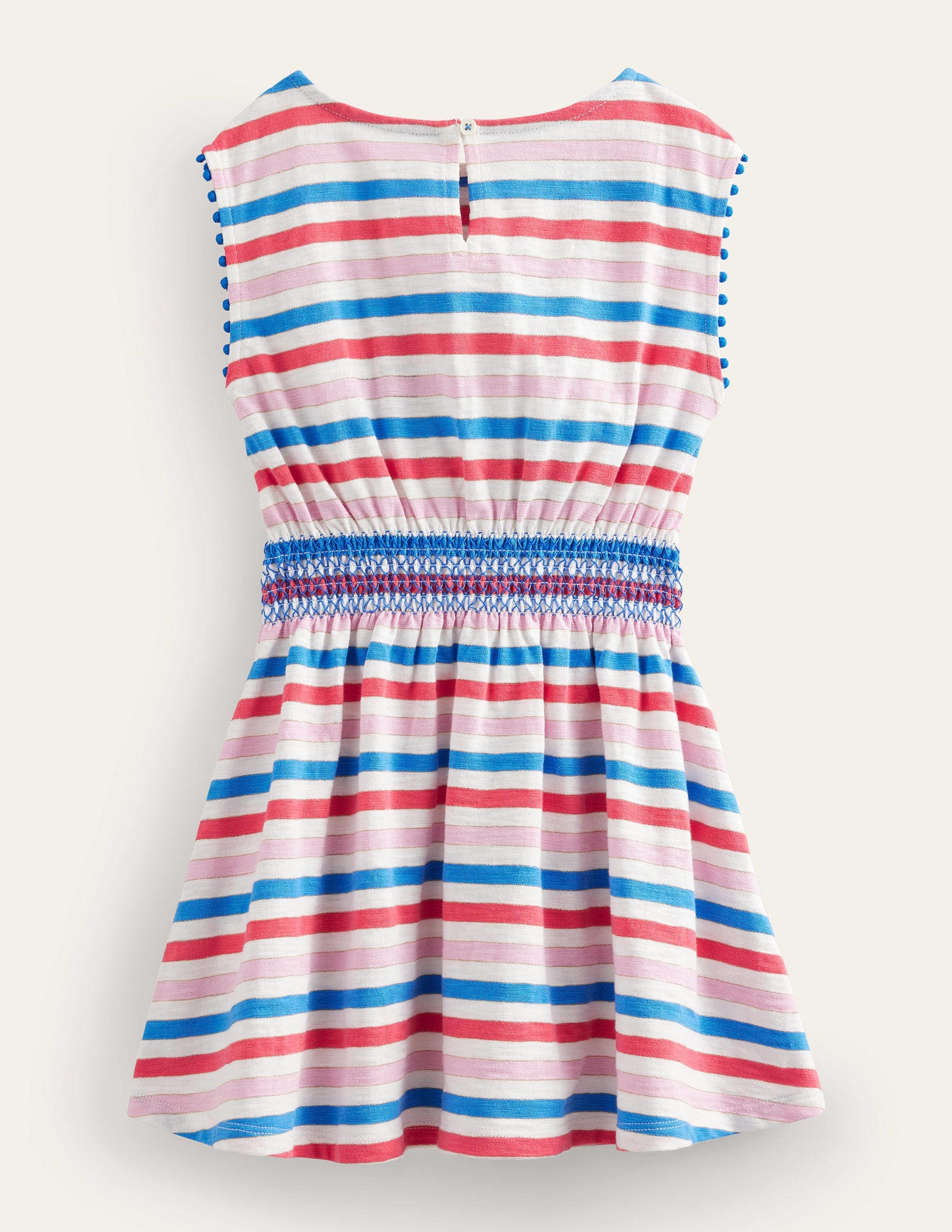 Printed Holiday Dress-Strawberry Tart Red/Lilac Pink-2