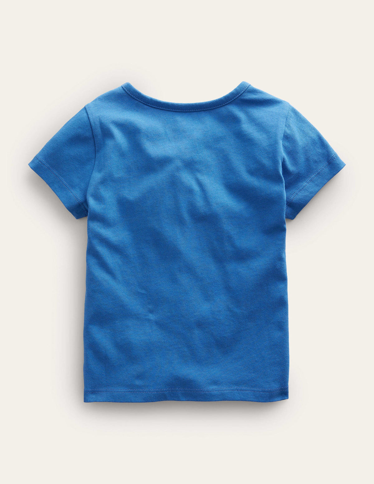 Printed Graphic T-Shirt-Delft Blue Ice Cream-2