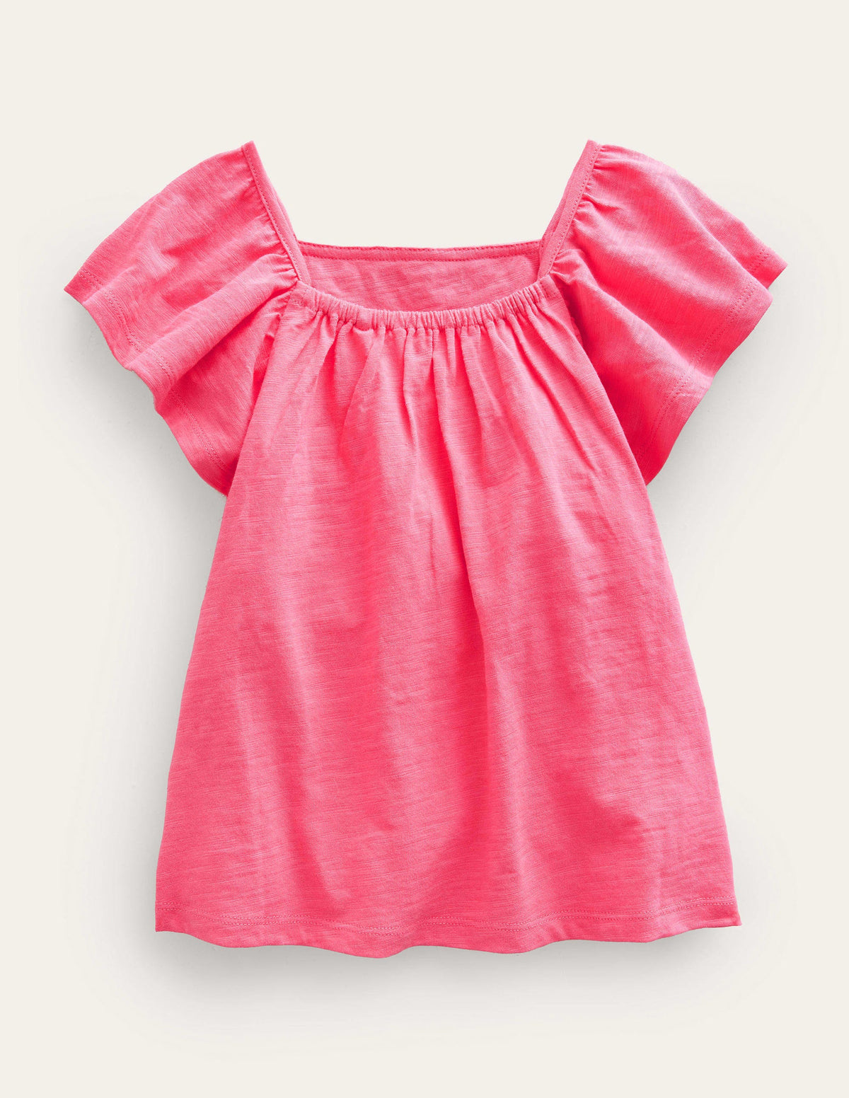 Embroidered Jersey Top-Lollipop Pink - Image 2