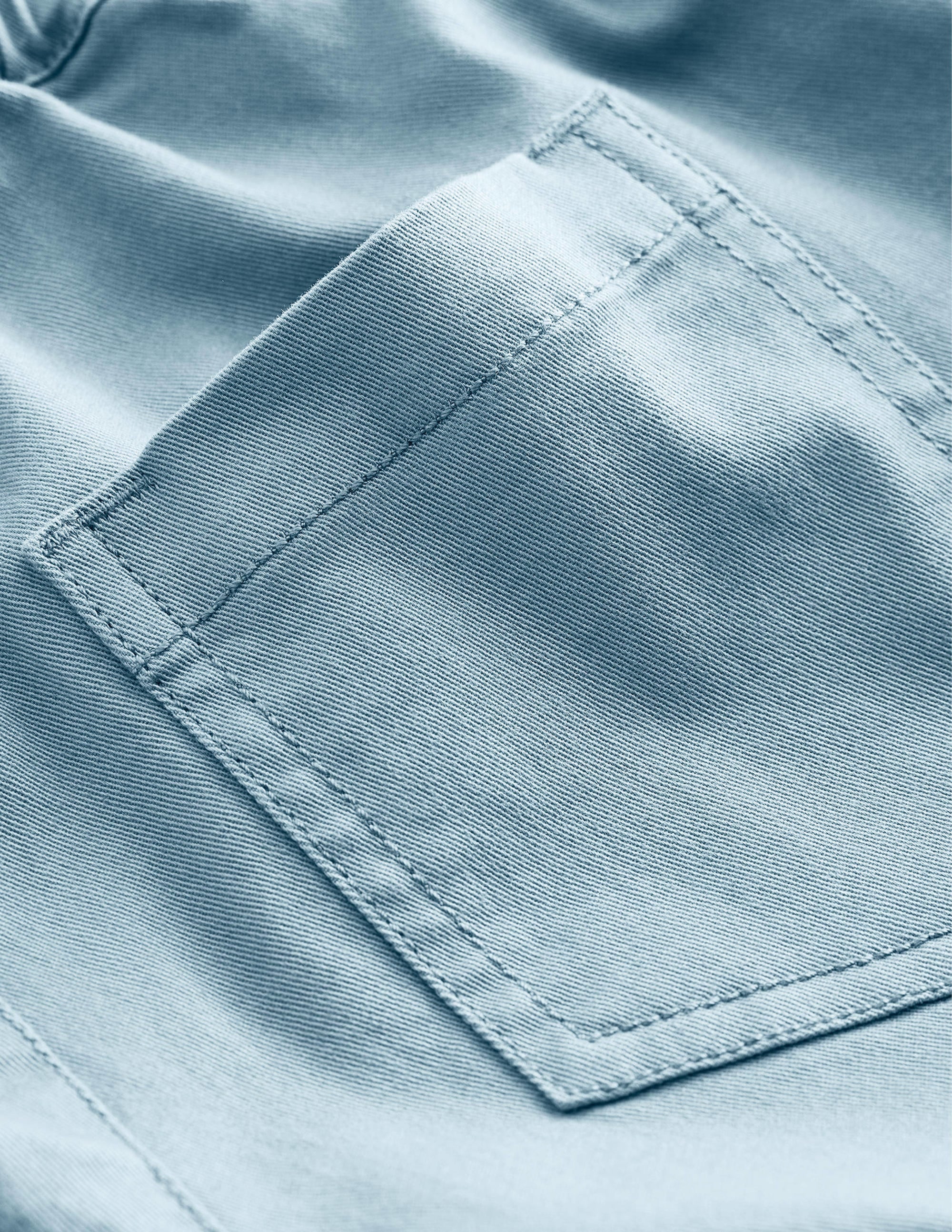 Pull-On Twill Trousers-Soft Bluebell - Image 3
