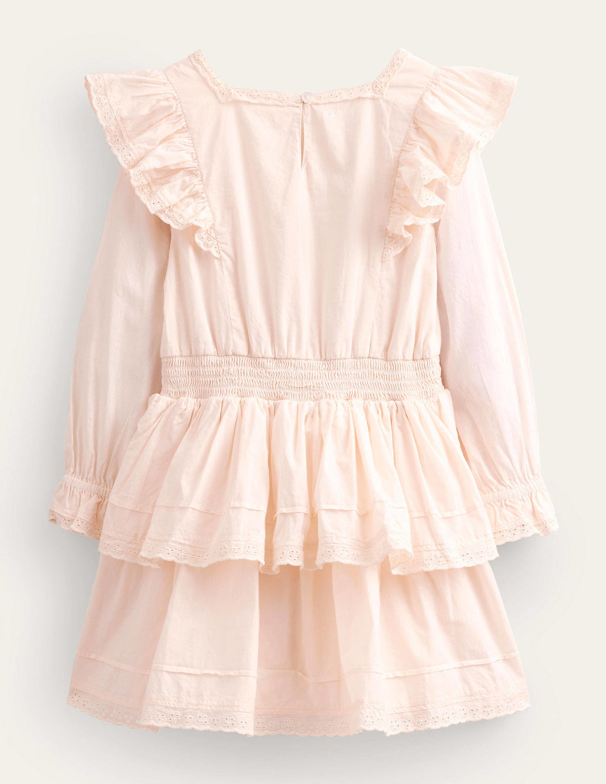 Woven Lace Dress-Ivory - Image 2