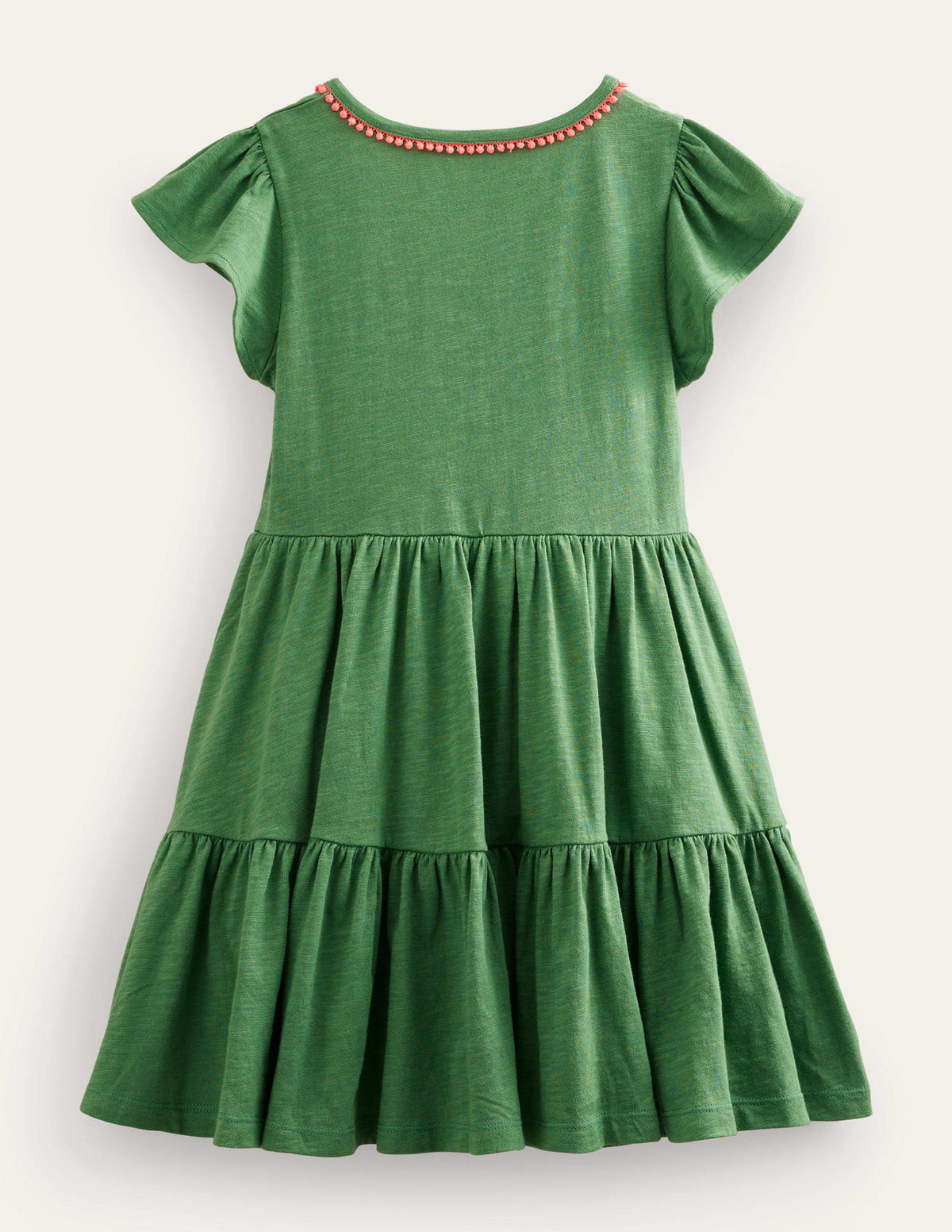 Jersey Twirly Dress-Safari Green-2