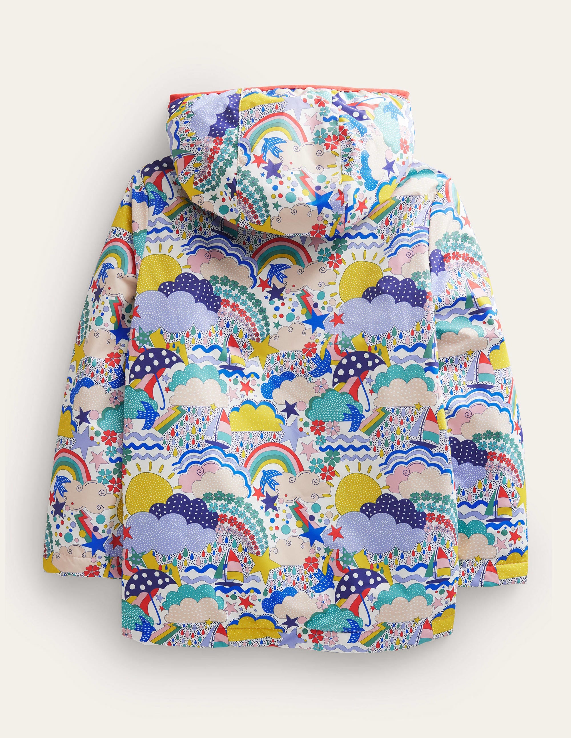 Jersey Lined Anorak-Ivory Multi Weather - Image 2