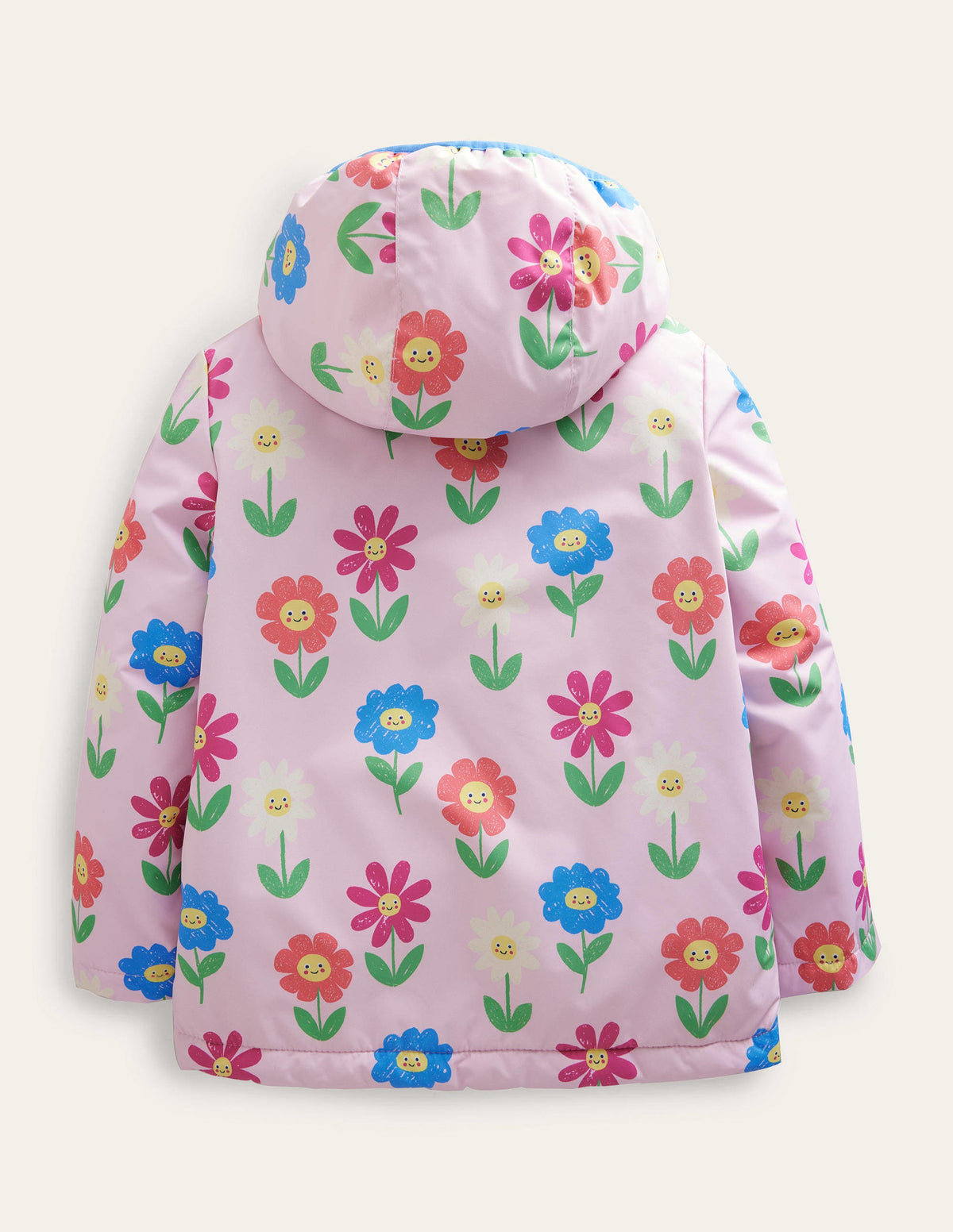 Jersey Lined Anorak-Winsome Orchid Flowers - Image 2