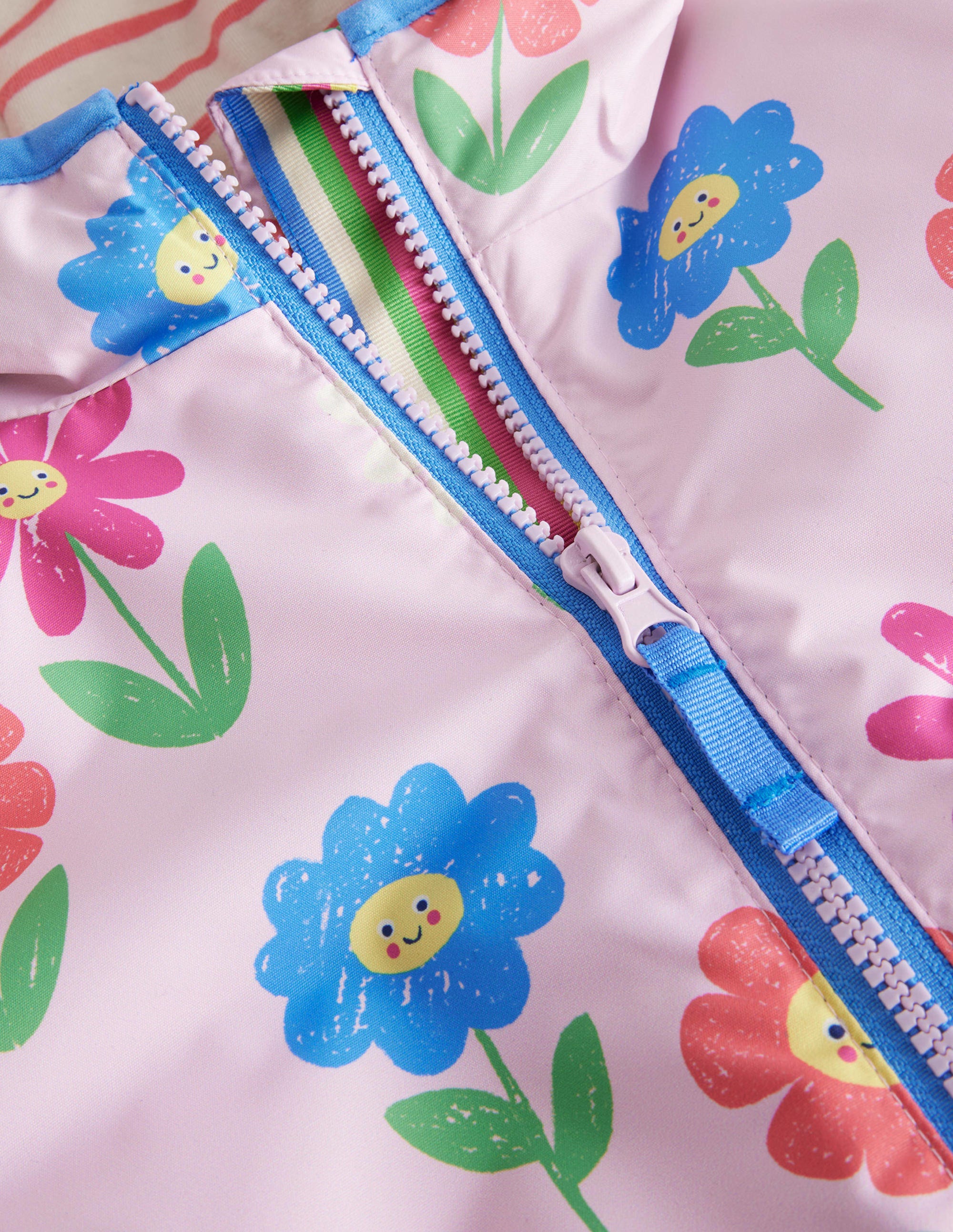 Jersey Lined Anorak-Winsome Orchid Flowers - Image 3