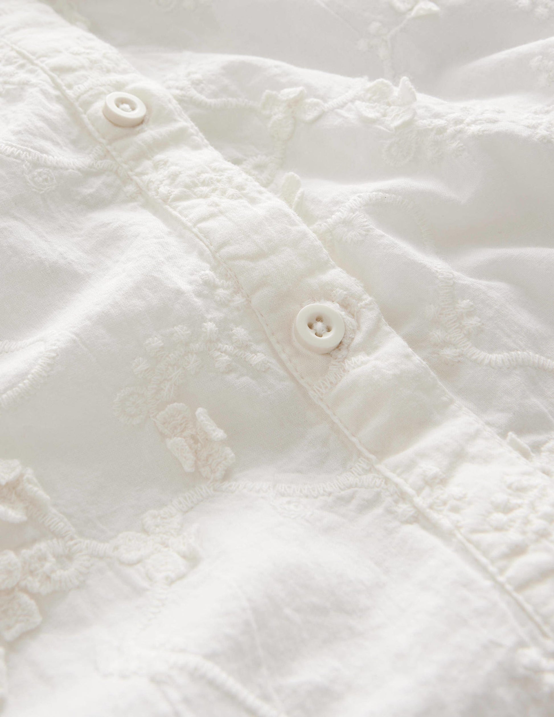 Short Puff Sleeve Top-Ivory-3