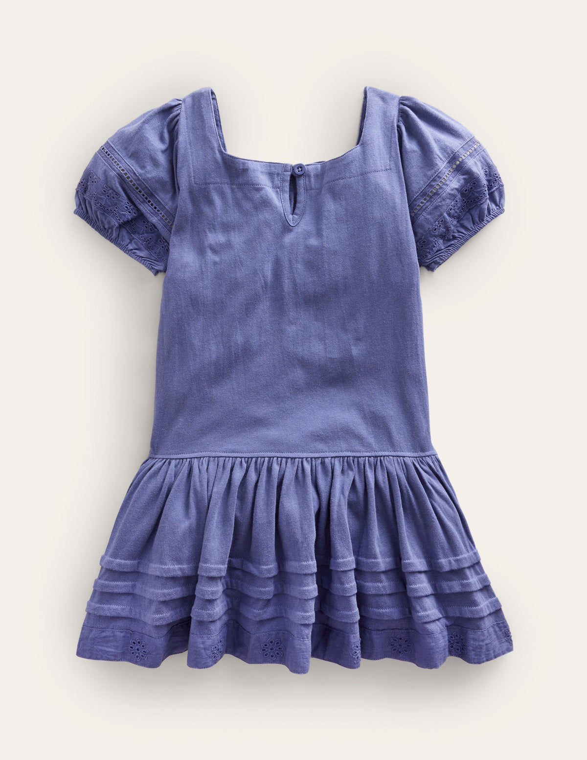 Drop Waist Dress-Soft Starboard Blue - Image 2