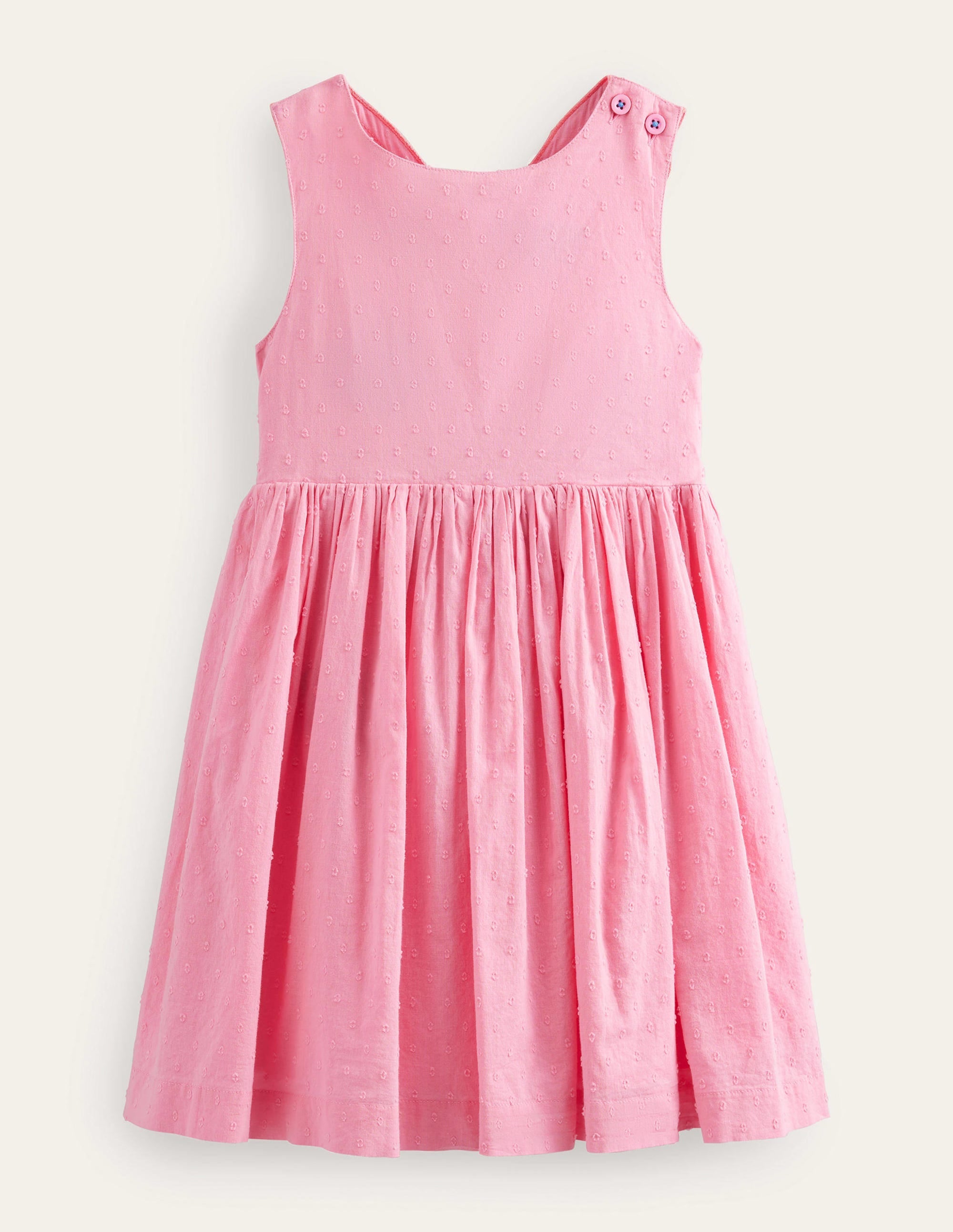 Appliqué Back Dress-Pink Lemonade - Image 1