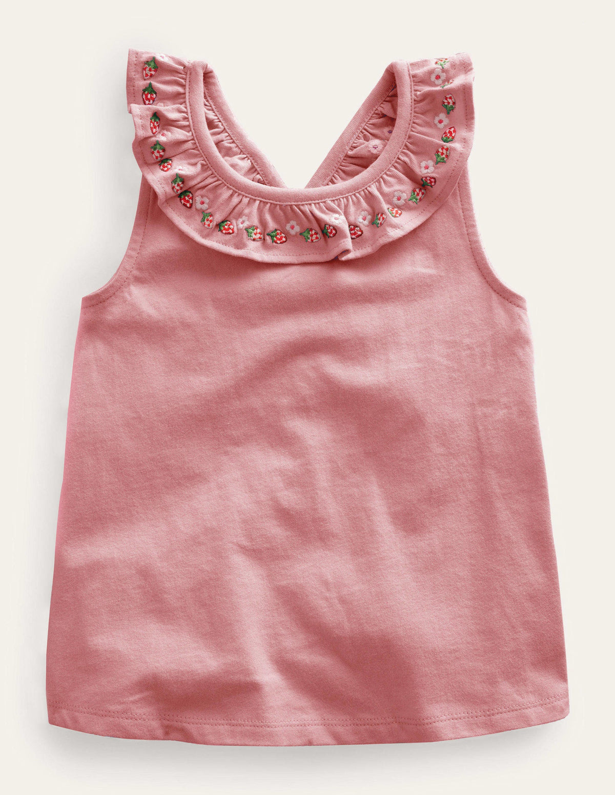 Cross-back Vest-Almond Pink - Image 1