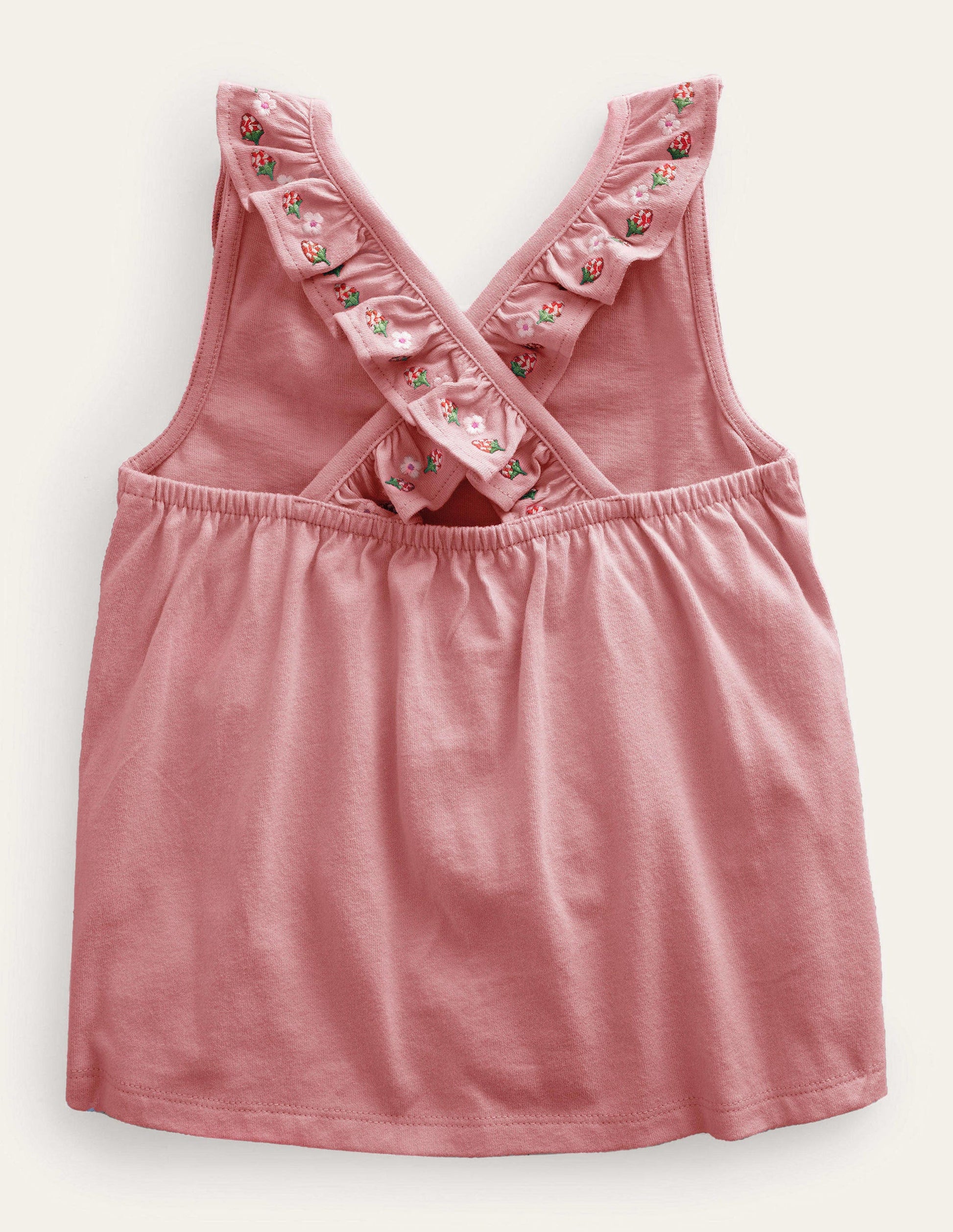 Cross-back Vest-Almond Pink-2