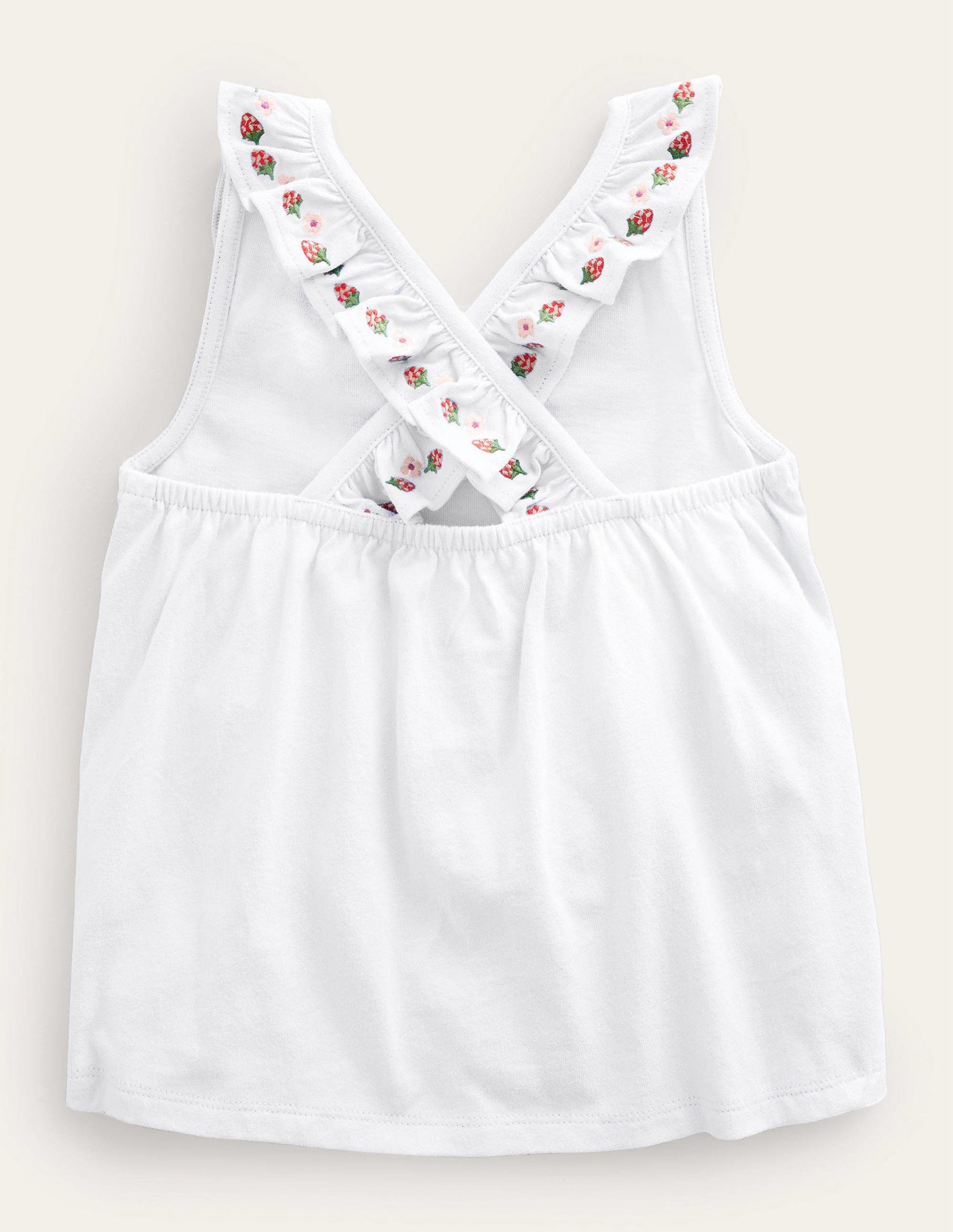 Cross-back Vest-White-2