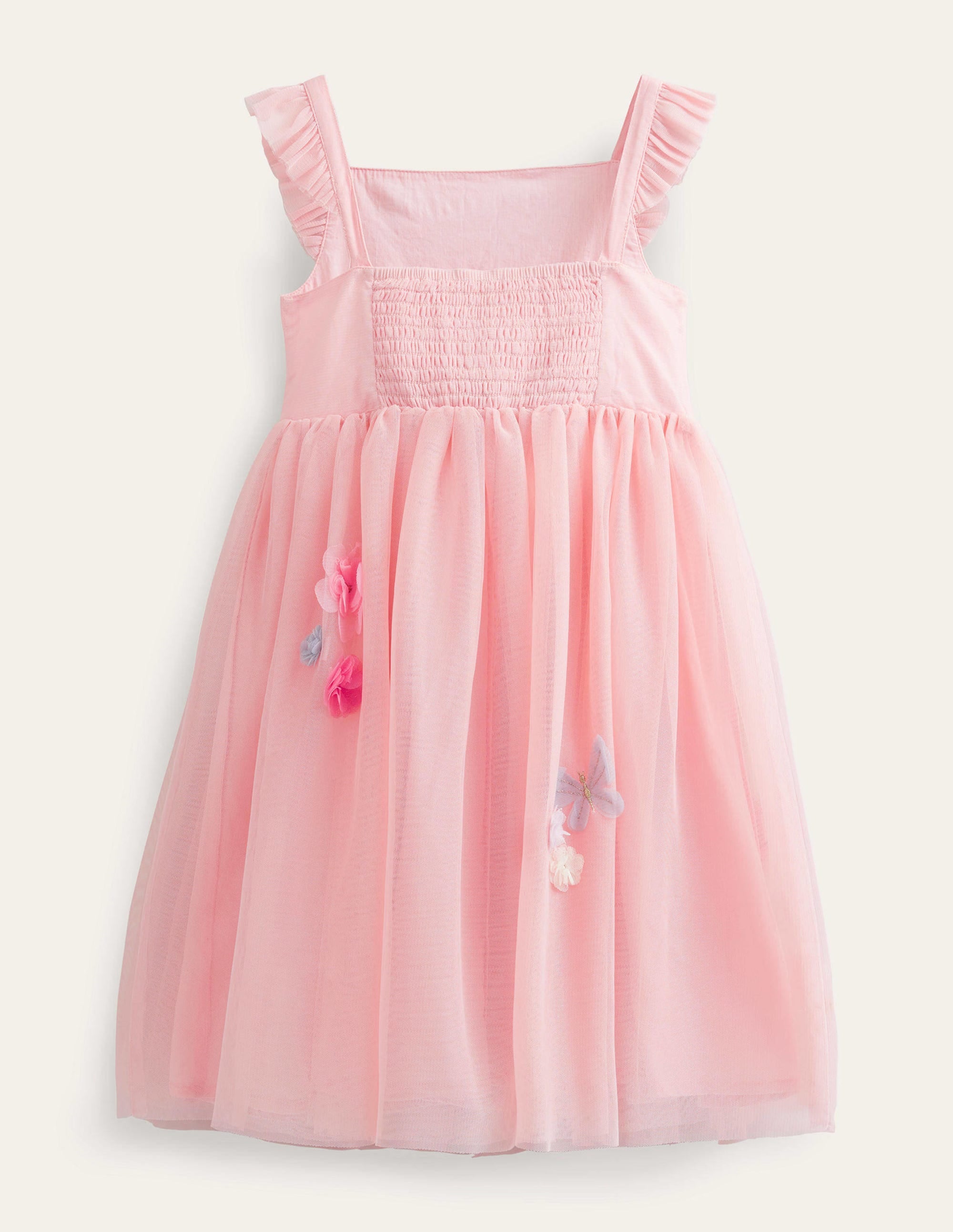 Appliqué Tulle Dress-Provence Dusty Pink - Image 2