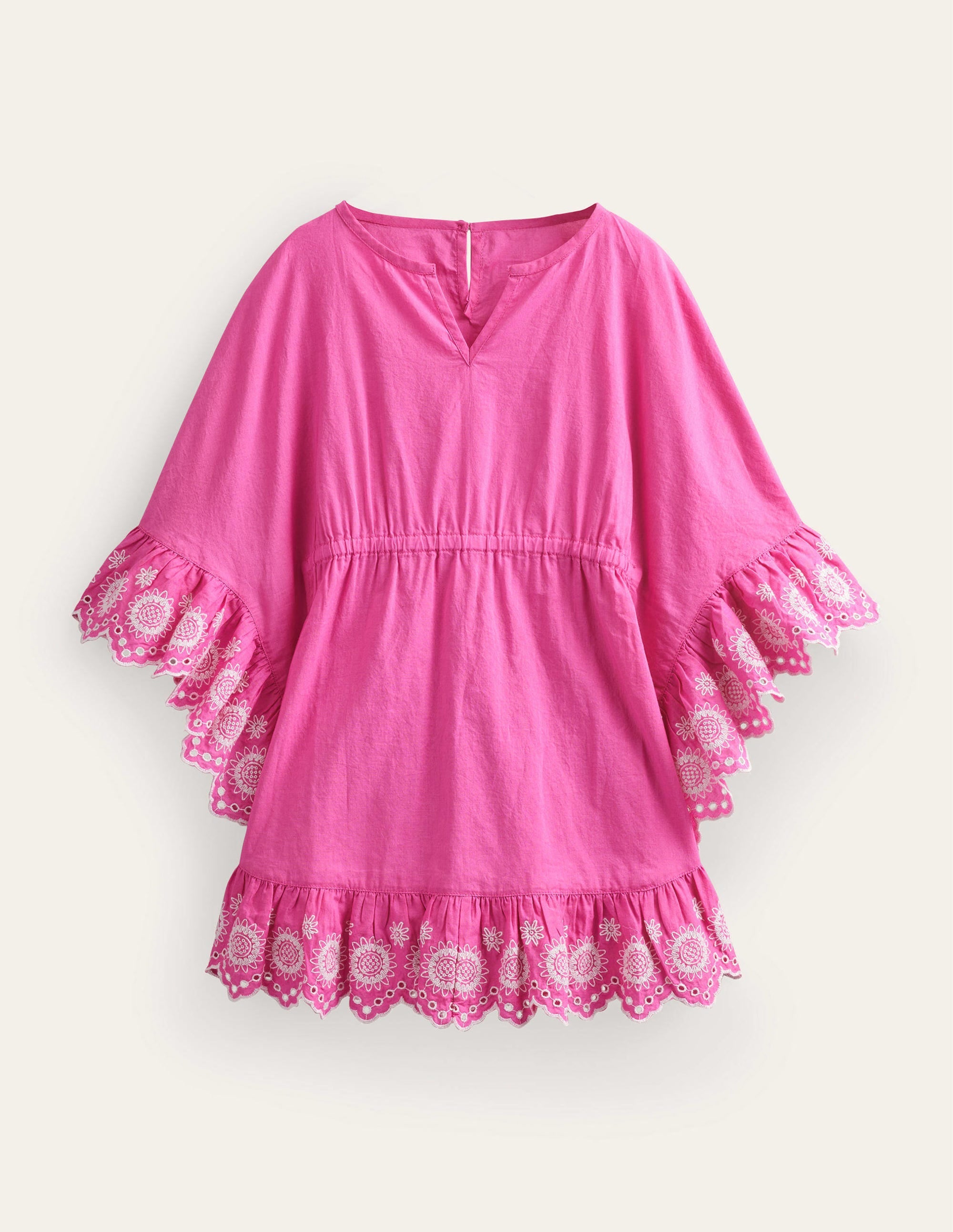 Embroidered Kaftan-Tickled Pink - Image 1