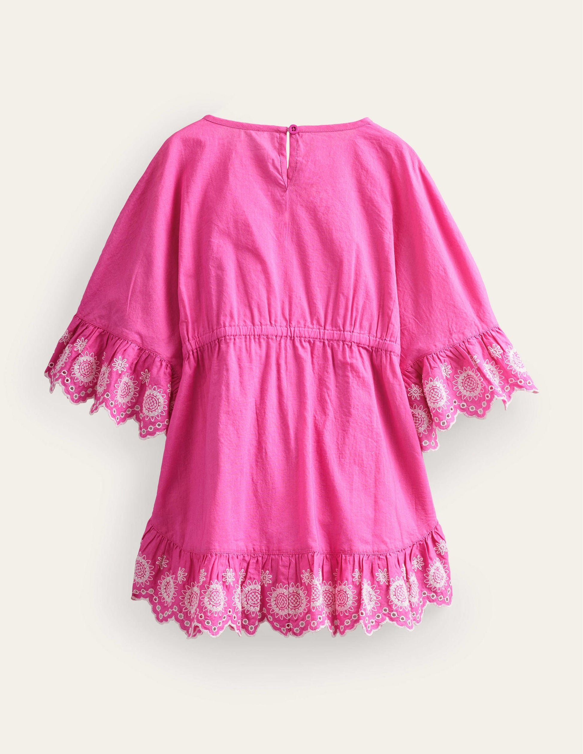 Embroidered Kaftan-Tickled Pink-2
