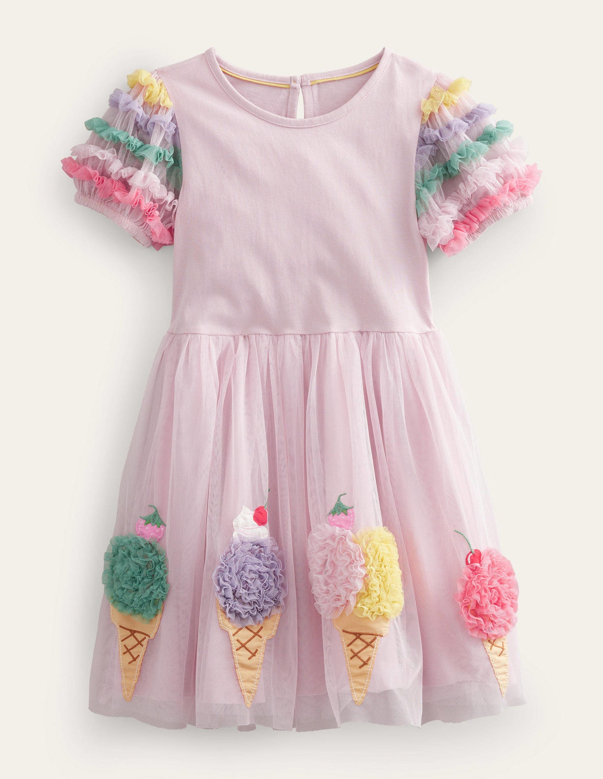 Tulle Dress-French Pink-1