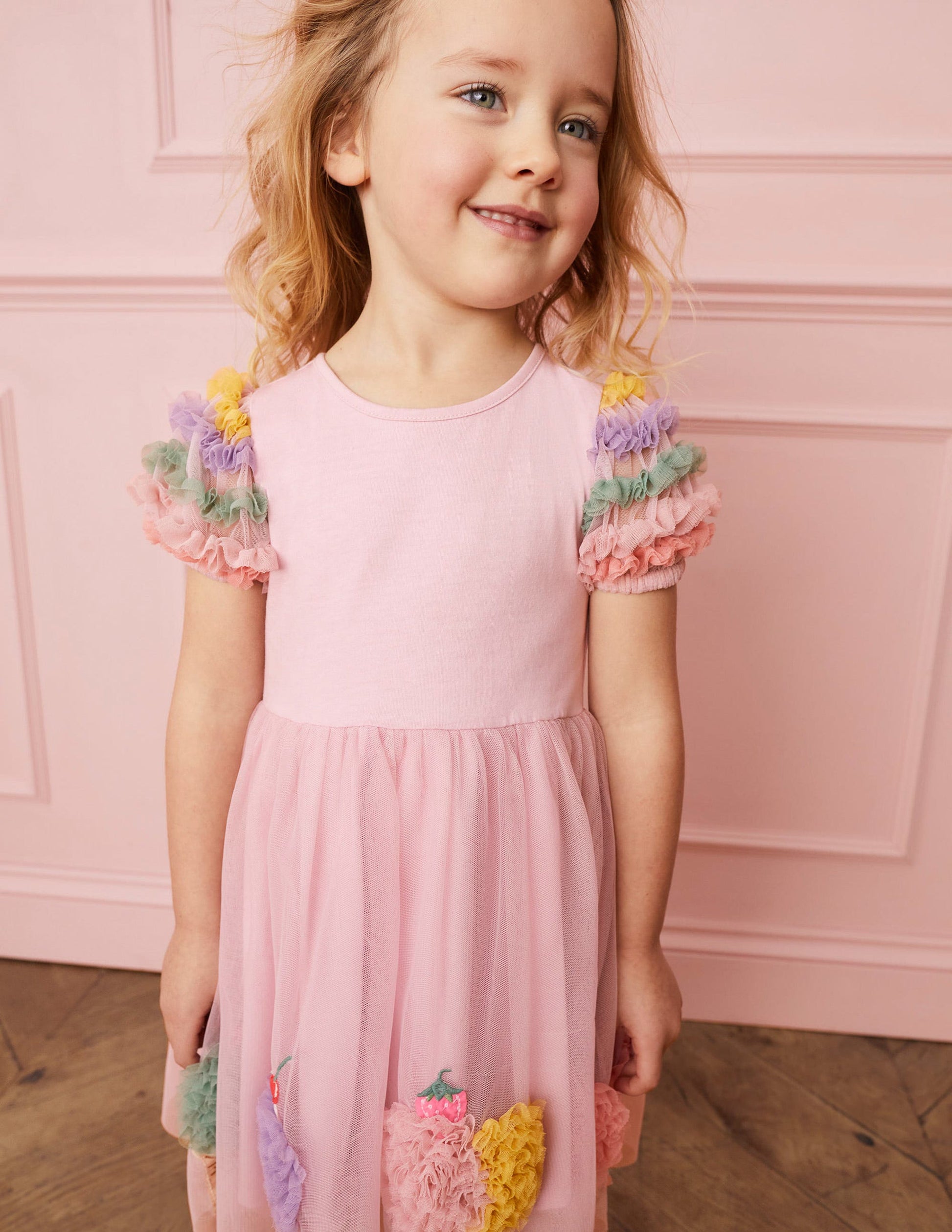 Tulle Dress-French Pink-4
