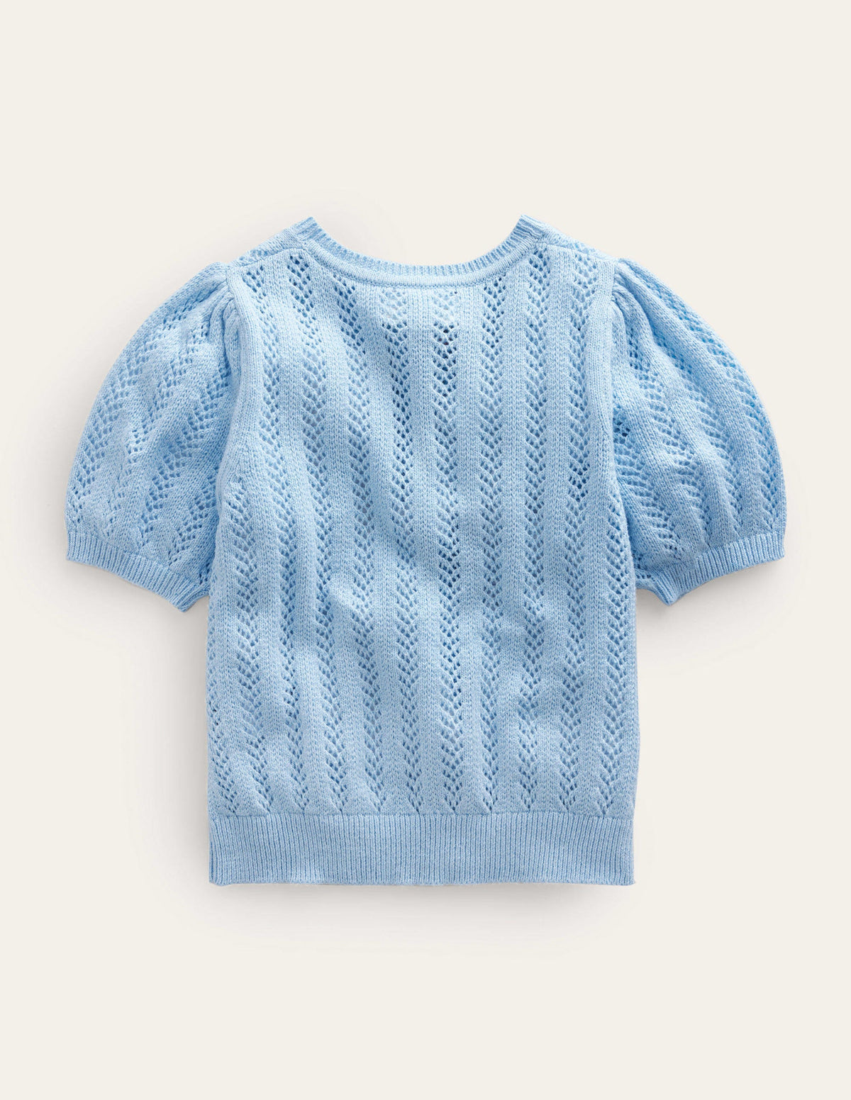 Fruit Crochet Cardigan-Brunnera Blue-2
