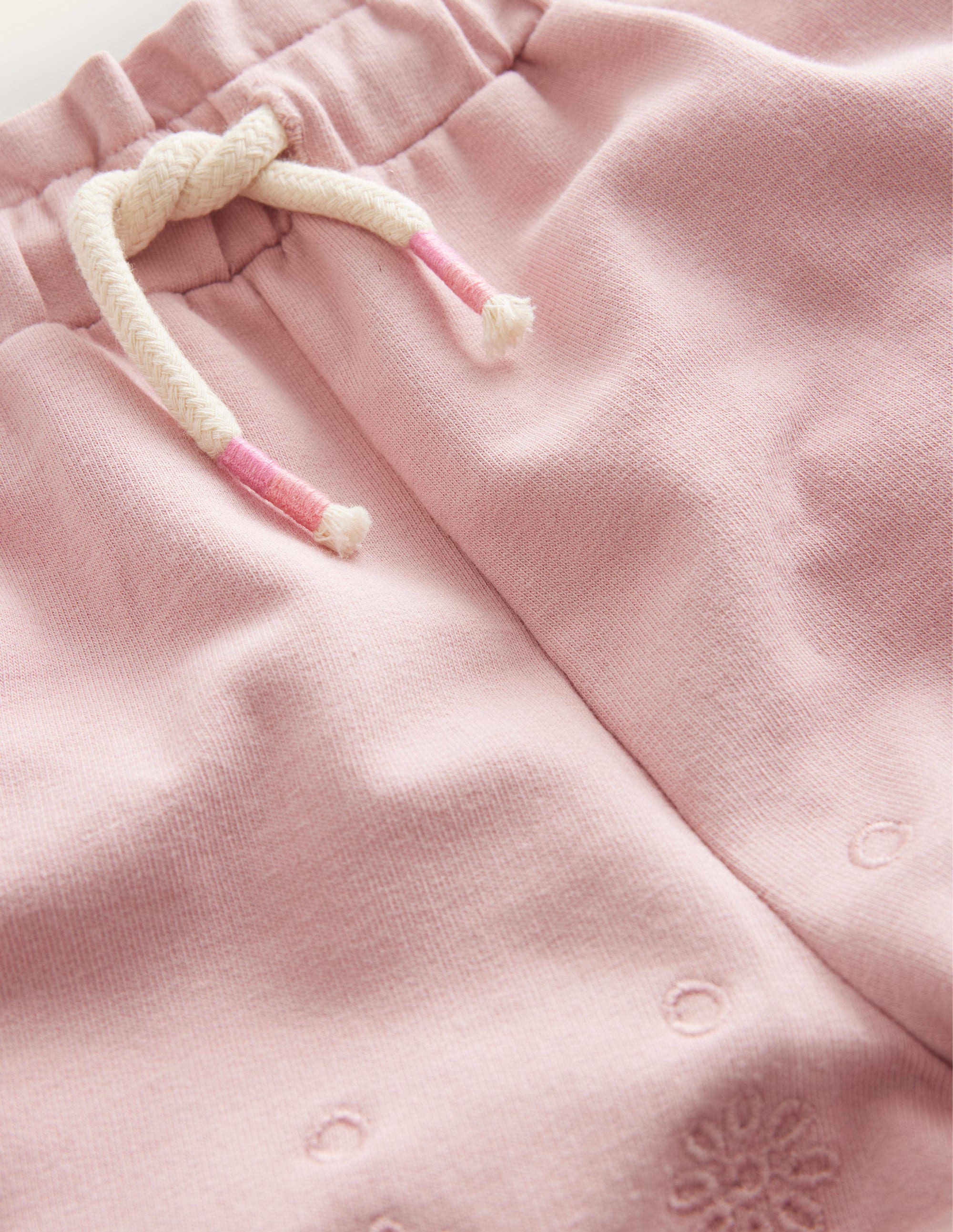 Jersey Eyelet Short-Almond Pink - Image 3